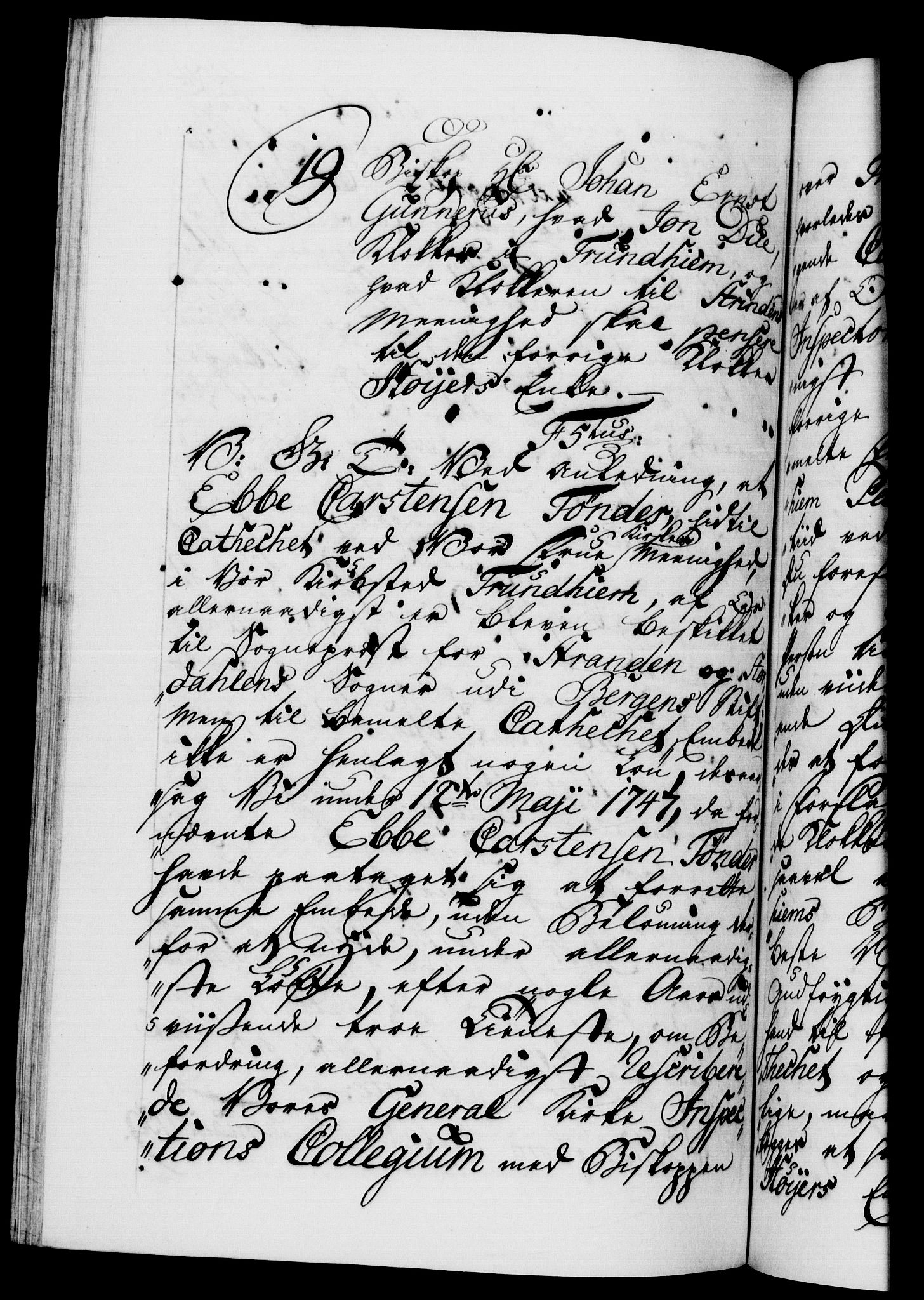 Danske Kanselli 1572-1799, RA/EA-3023/F/Fc/Fca/Fcab/L0036: Norske tegnelser, 1757-1761, p. 404b