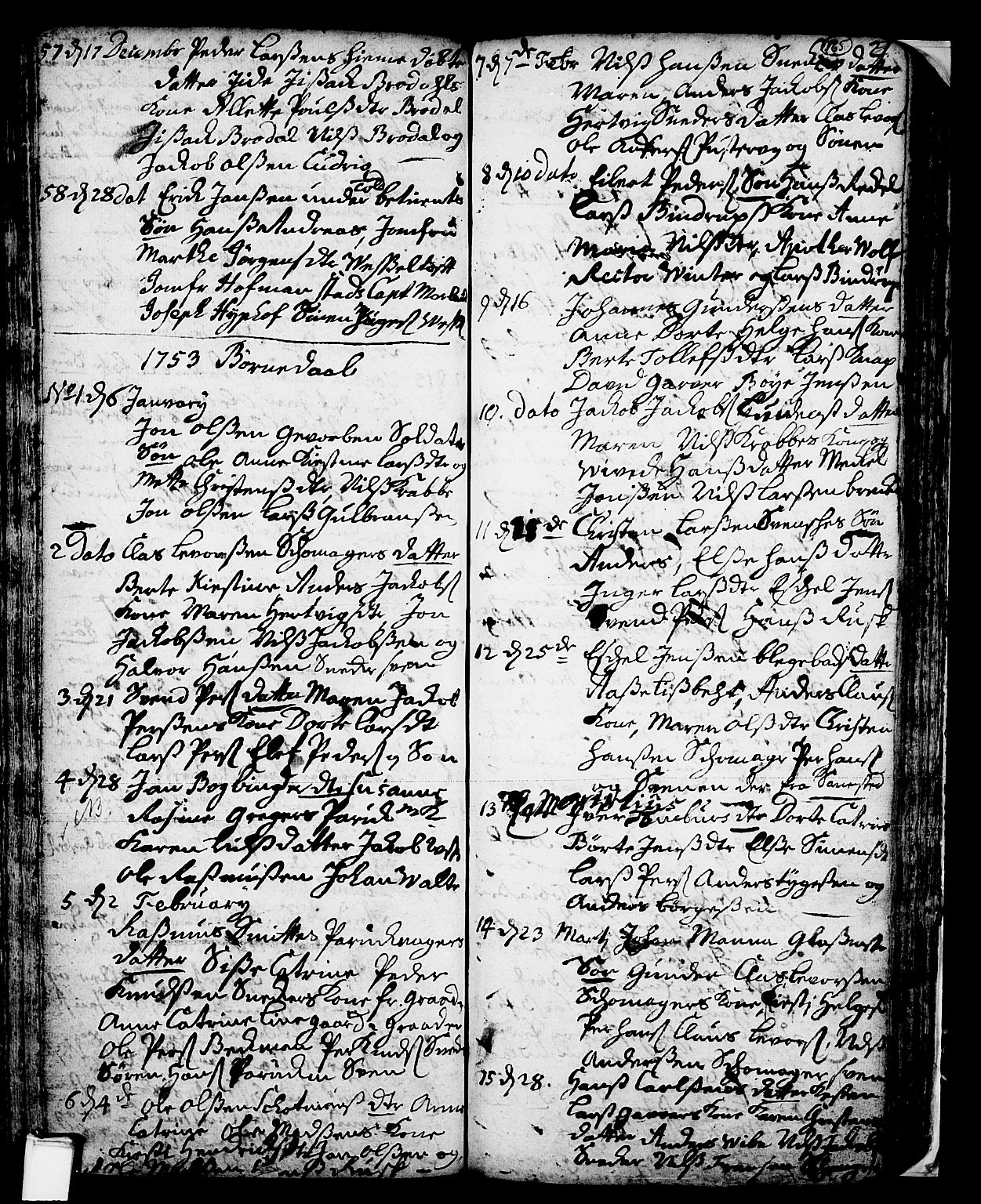 Skien kirkebøker, SAKO/A-302/F/Fa/L0002: Parish register (official) no. 2, 1716-1757, p. 165
