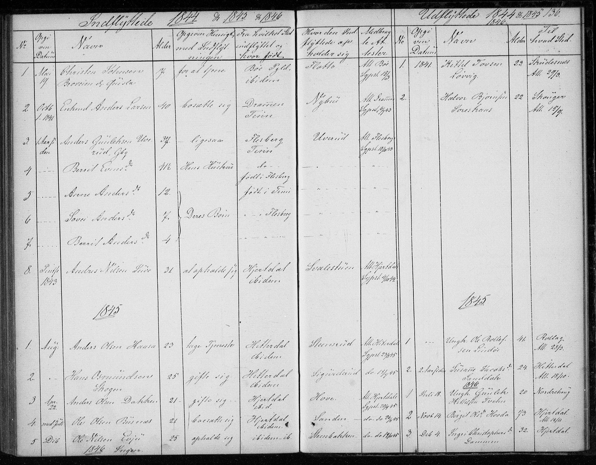 Gransherad kirkebøker, SAKO/A-267/F/Fb/L0003: Parish register (official) no. II 3, 1844-1859, p. 136