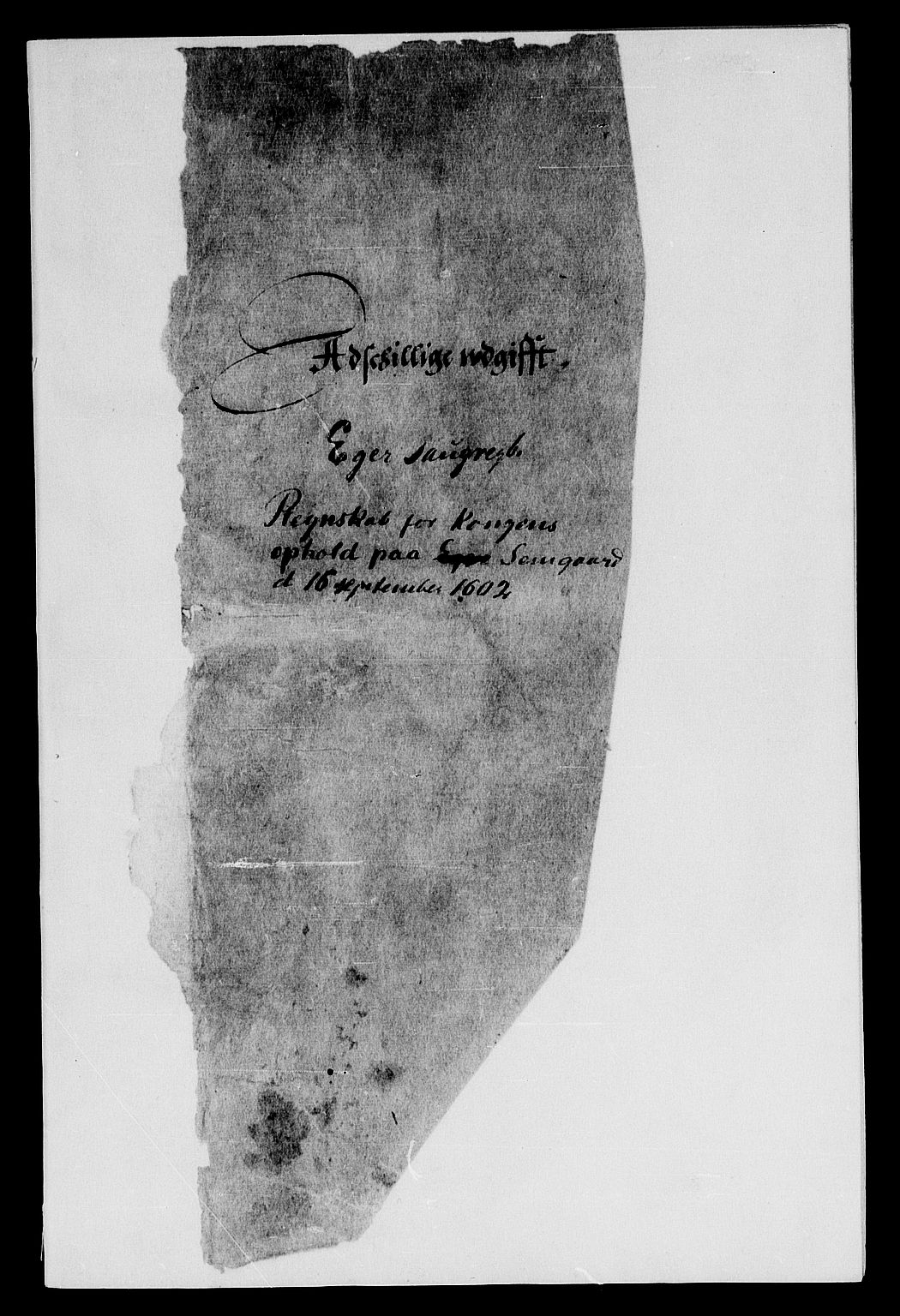 Rentekammeret inntil 1814, Reviderte regnskaper, Lensregnskaper, RA/EA-5023/R/Rb/Rbm/L0001: Eiker len, 1607-1618