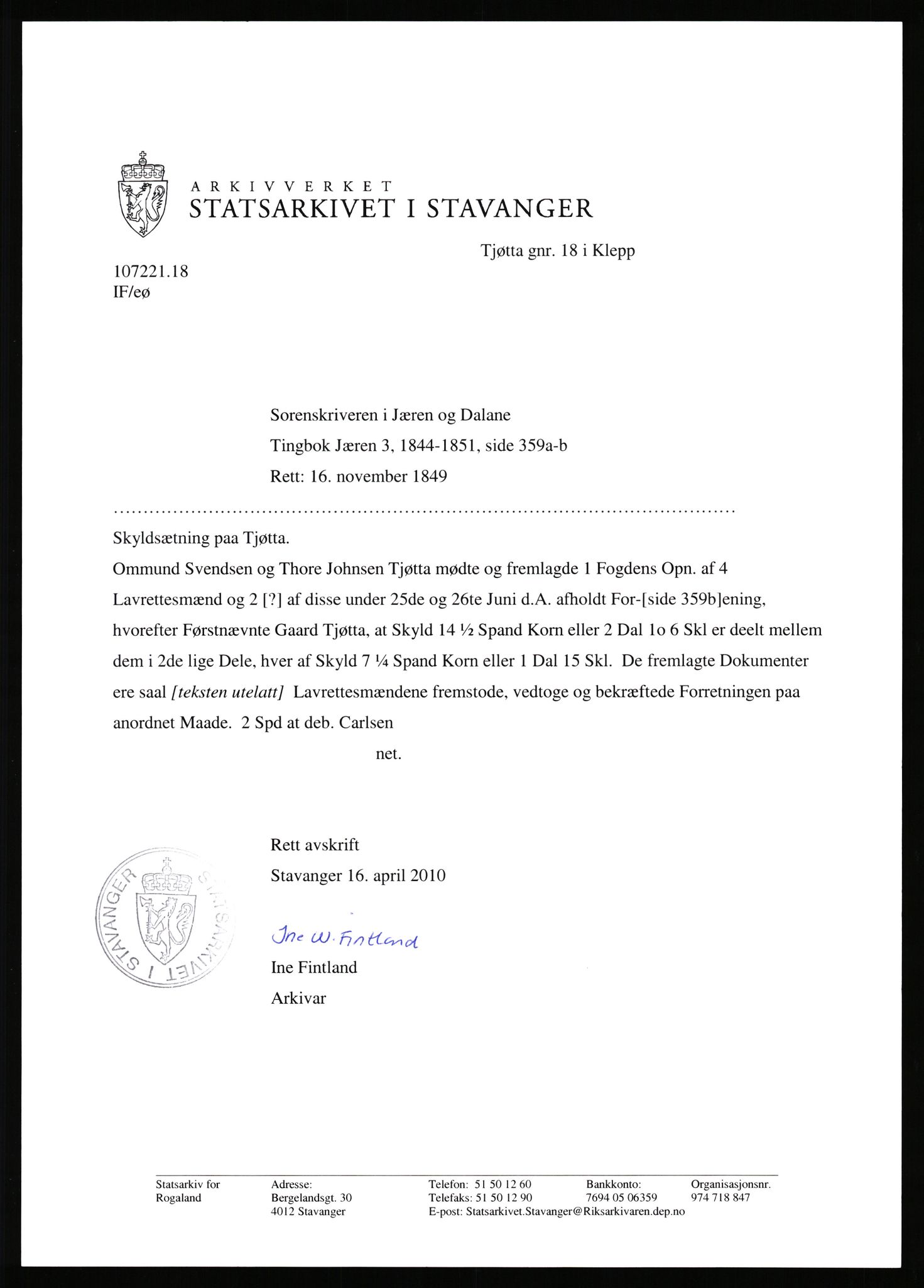 Statsarkivet i Stavanger, AV/SAST-A-101971/03/Y/Yj/L0087: Avskrifter sortert etter gårdsnavn: Tjemsland nordre - Todhammer, 1750-1930, p. 522