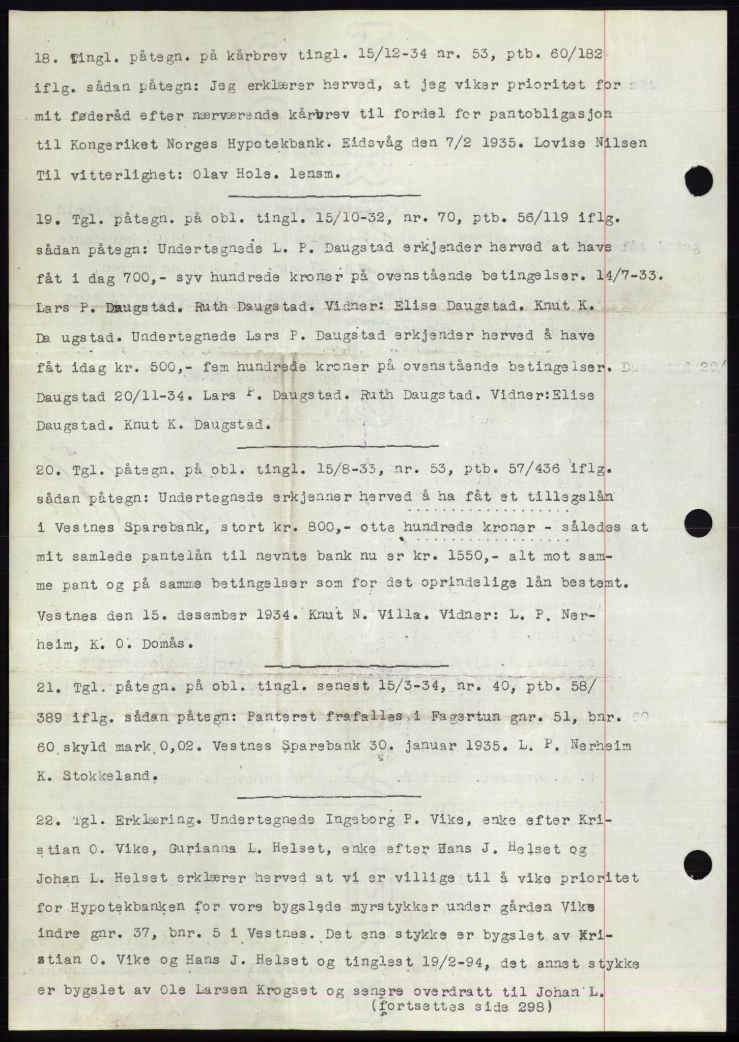 Romsdal sorenskriveri, AV/SAT-A-4149/1/2/2C/L0066: Mortgage book no. 60, 1934-1935, Deed date: 15.02.1935