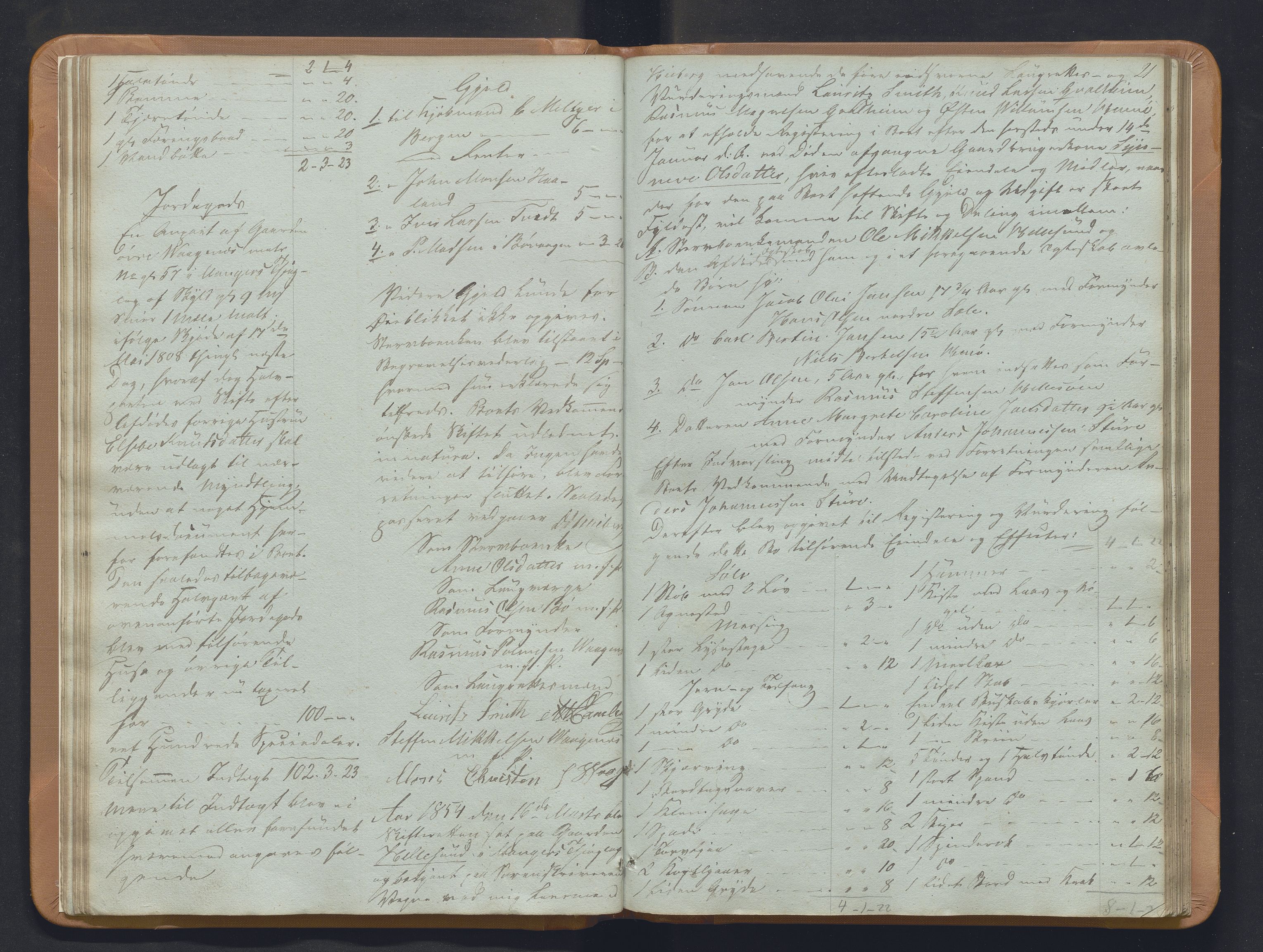 Nordhordland sorenskrivar, AV/SAB-A-2901/1/H/Hb/L0018: Registreringsprotokollar, 1853-1856, p. 21