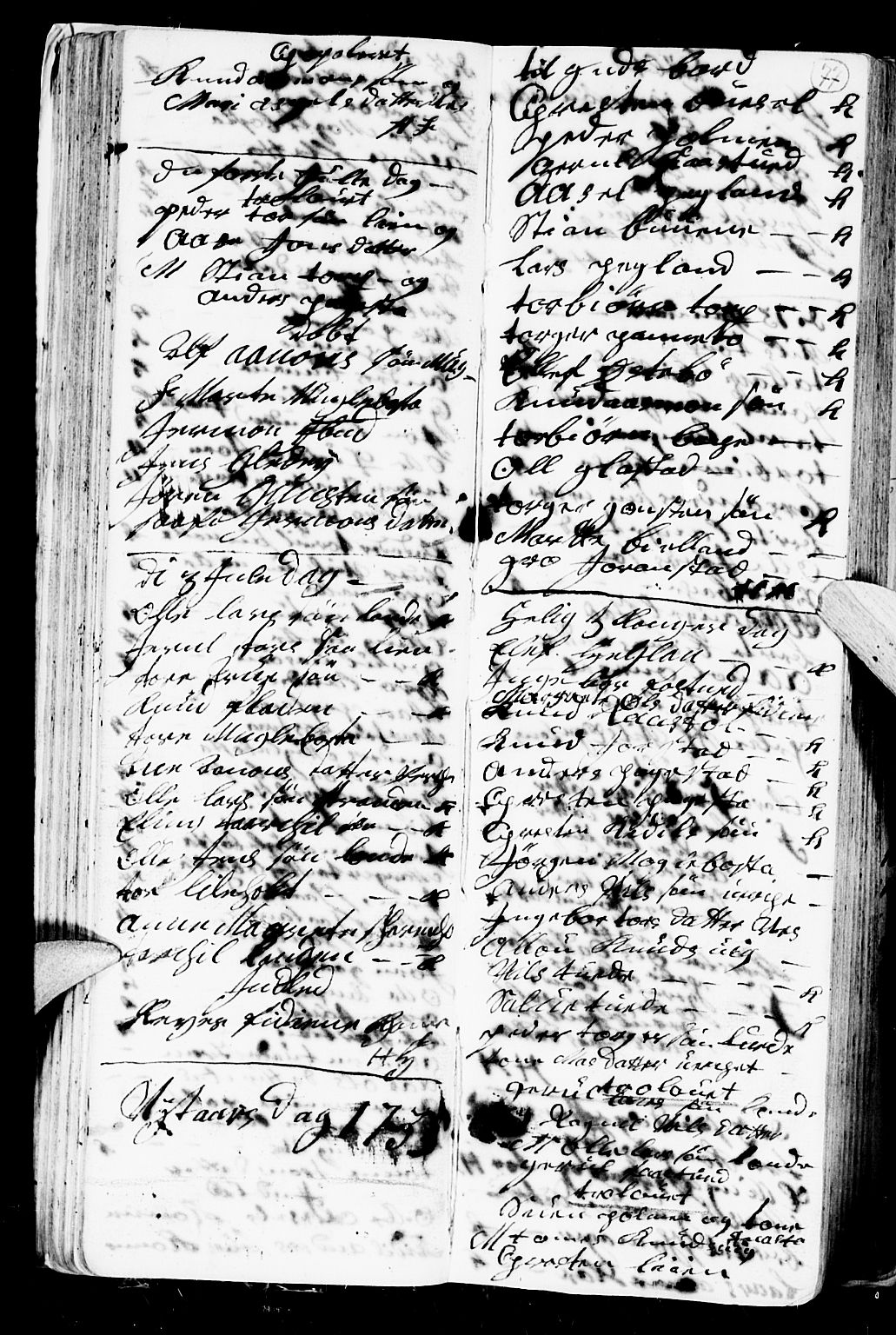 Holt sokneprestkontor, AV/SAK-1111-0021/F/Fb/L0004: Parish register (copy) no. B 4, 1730-1746, p. 77