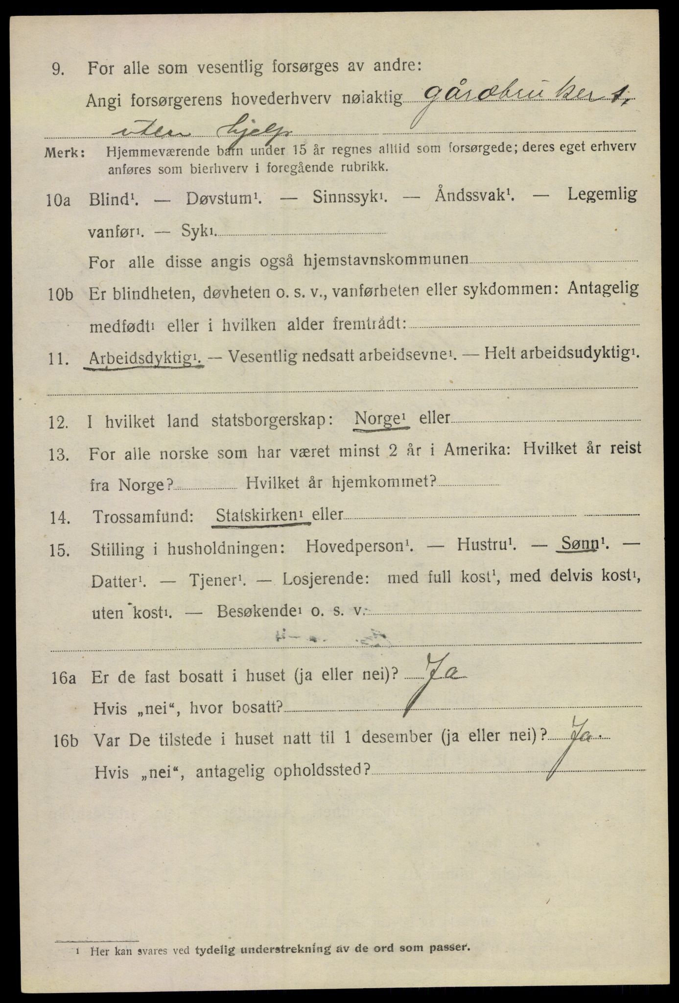 SAO, 1920 census for Nannestad, 1920, p. 1918