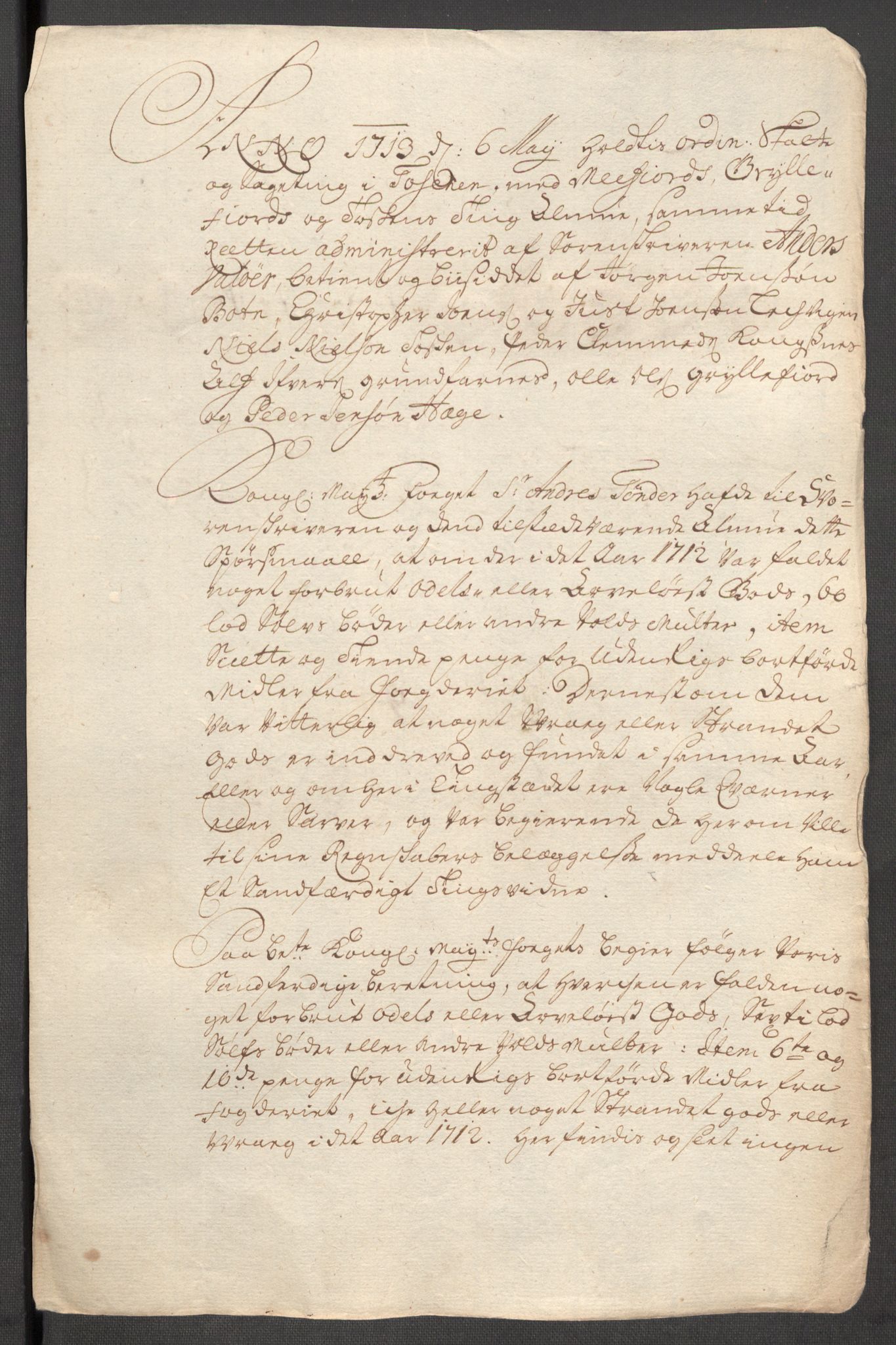 Rentekammeret inntil 1814, Reviderte regnskaper, Fogderegnskap, AV/RA-EA-4092/R68/L4758: Fogderegnskap Senja og Troms, 1711-1712, p. 409