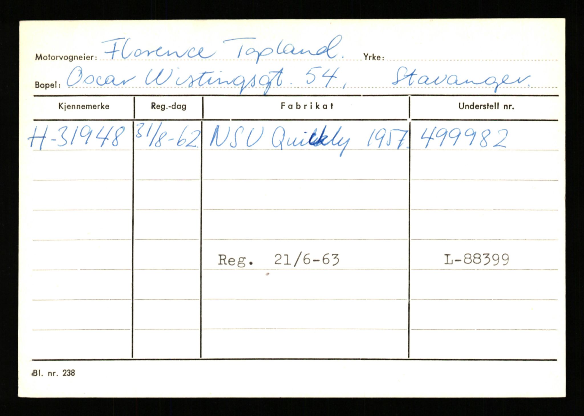 Stavanger trafikkstasjon, AV/SAST-A-101942/0/G/L0005: Registreringsnummer: 23000 - 34245, 1930-1971, p. 2742