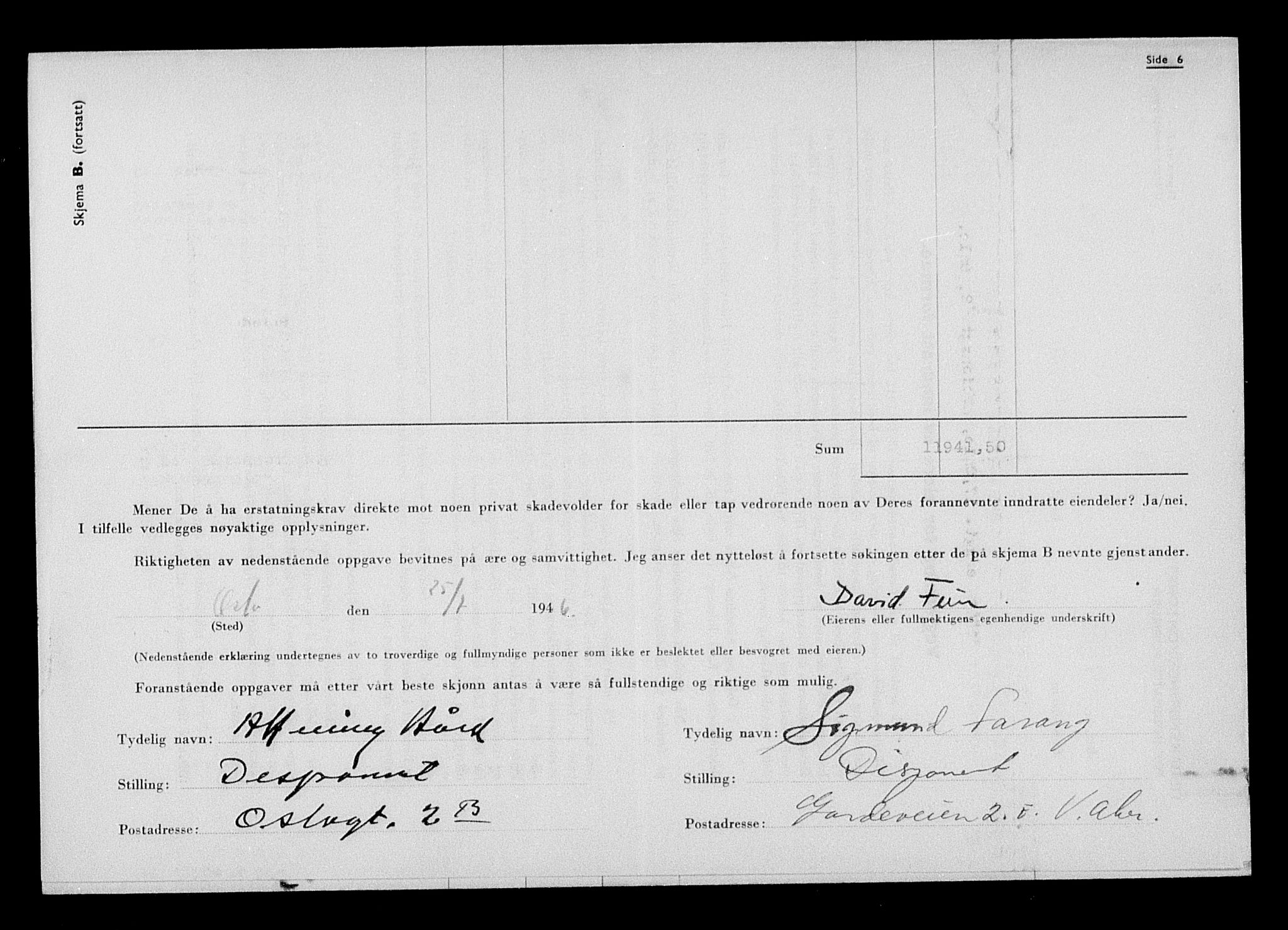 Justisdepartementet, Tilbakeføringskontoret for inndratte formuer, RA/S-1564/H/Hc/Hcc/L0933: --, 1945-1947, p. 416