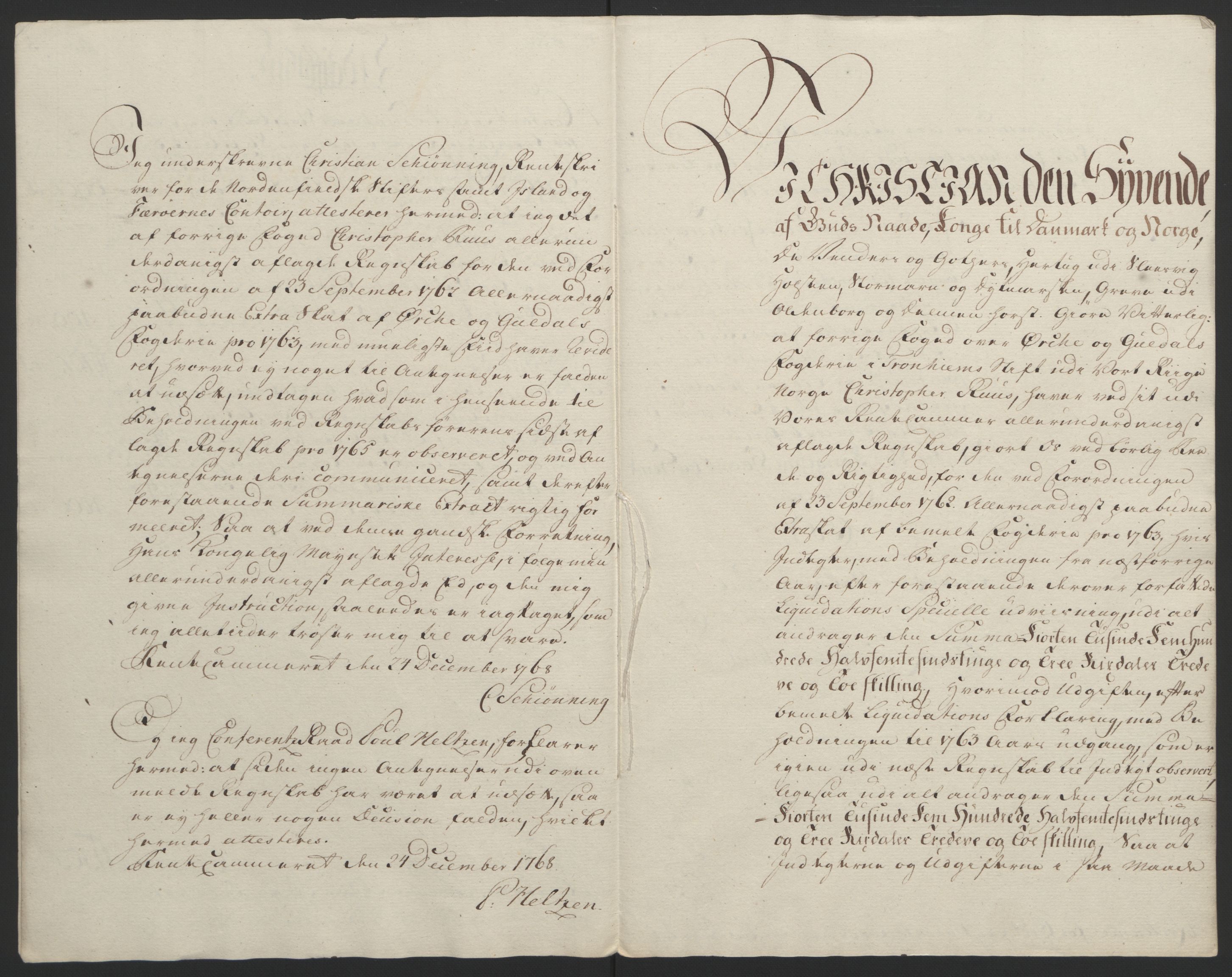 Rentekammeret inntil 1814, Reviderte regnskaper, Fogderegnskap, AV/RA-EA-4092/R60/L4094: Ekstraskatten Orkdal og Gauldal, 1762-1765, p. 84