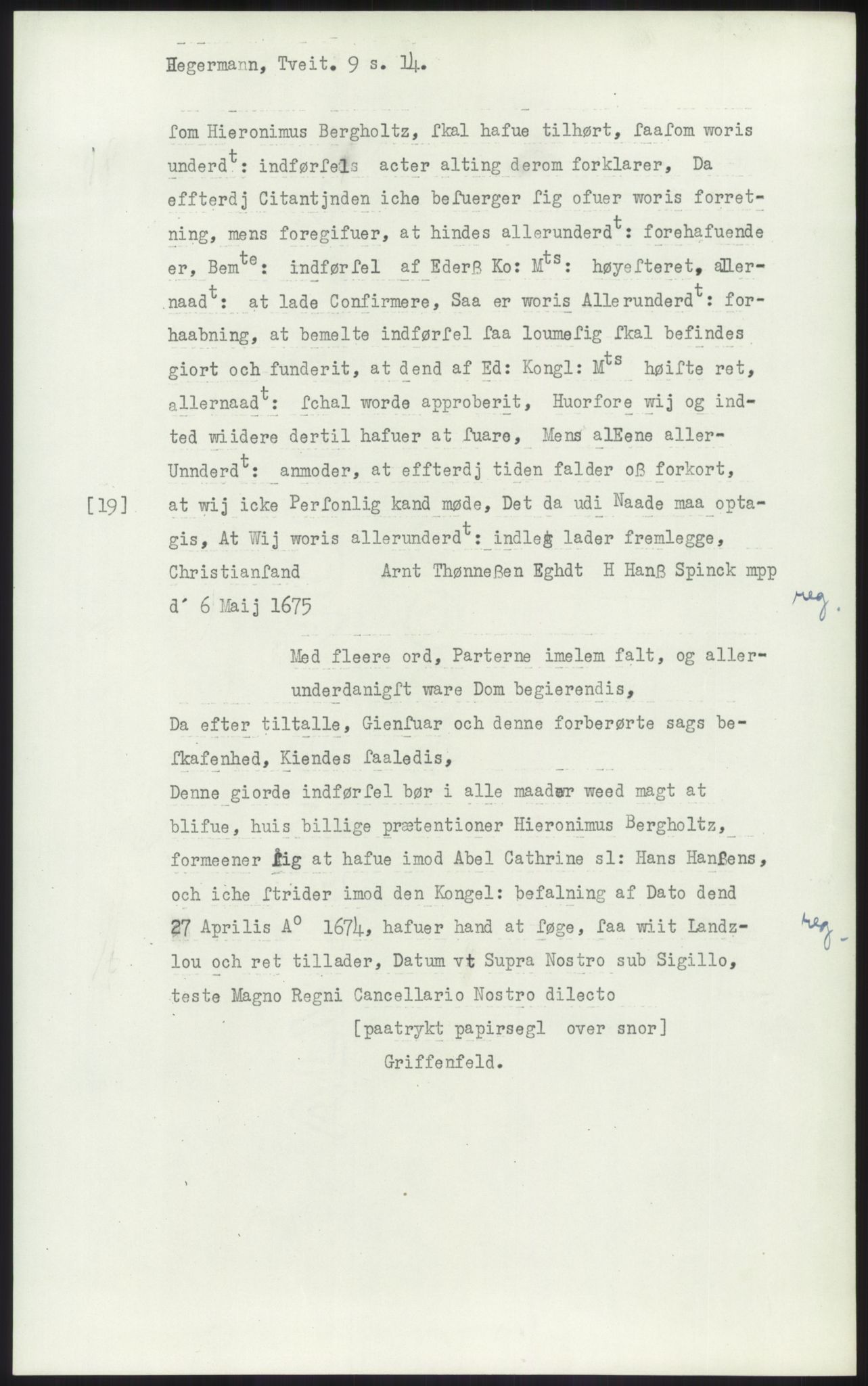 Samlinger til kildeutgivelse, Diplomavskriftsamlingen, AV/RA-EA-4053/H/Ha, p. 1454