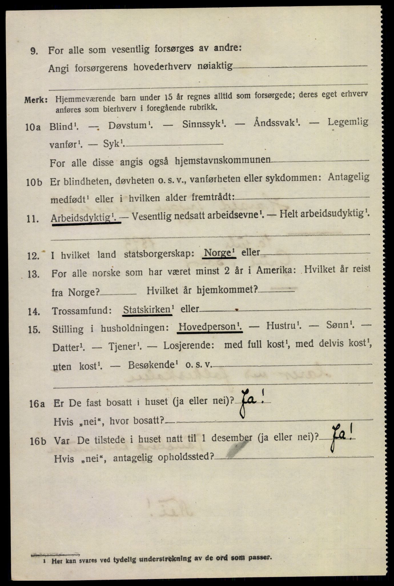 SAKO, 1920 census for Sem, 1920, p. 13020
