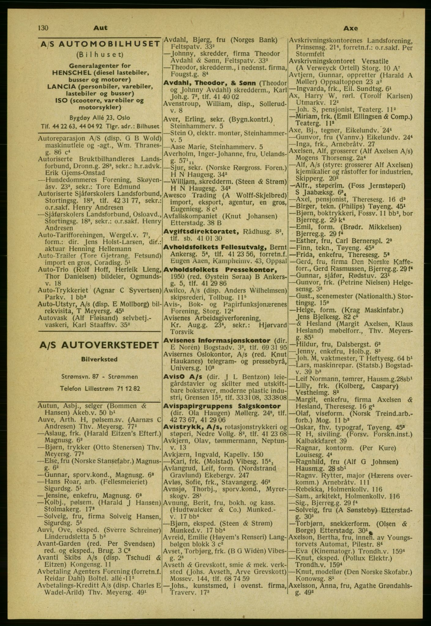 Kristiania/Oslo adressebok, PUBL/-, 1959-1960, p. 130