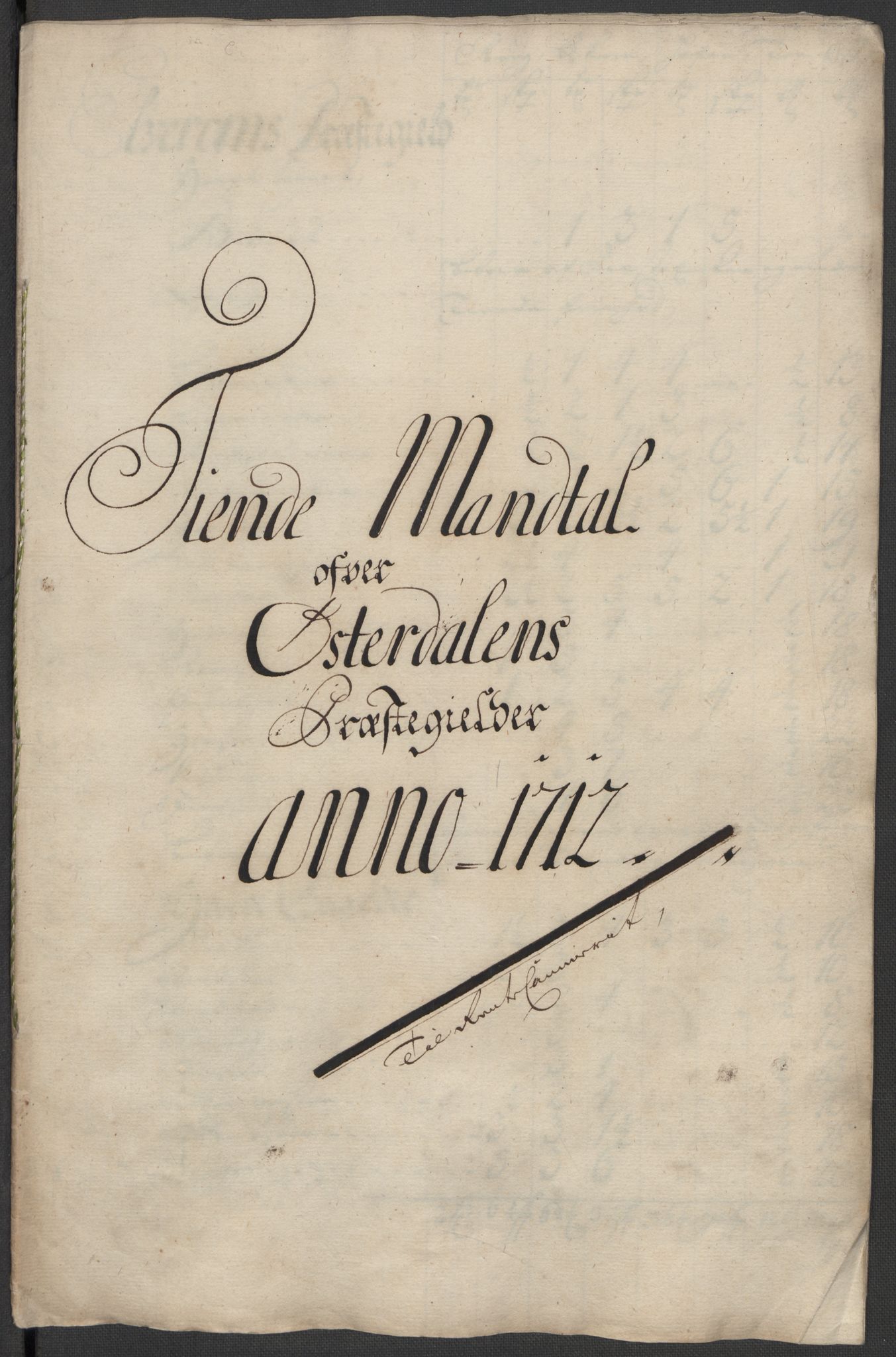 Rentekammeret inntil 1814, Reviderte regnskaper, Fogderegnskap, AV/RA-EA-4092/R13/L0849: Fogderegnskap Solør, Odal og Østerdal, 1712, p. 314