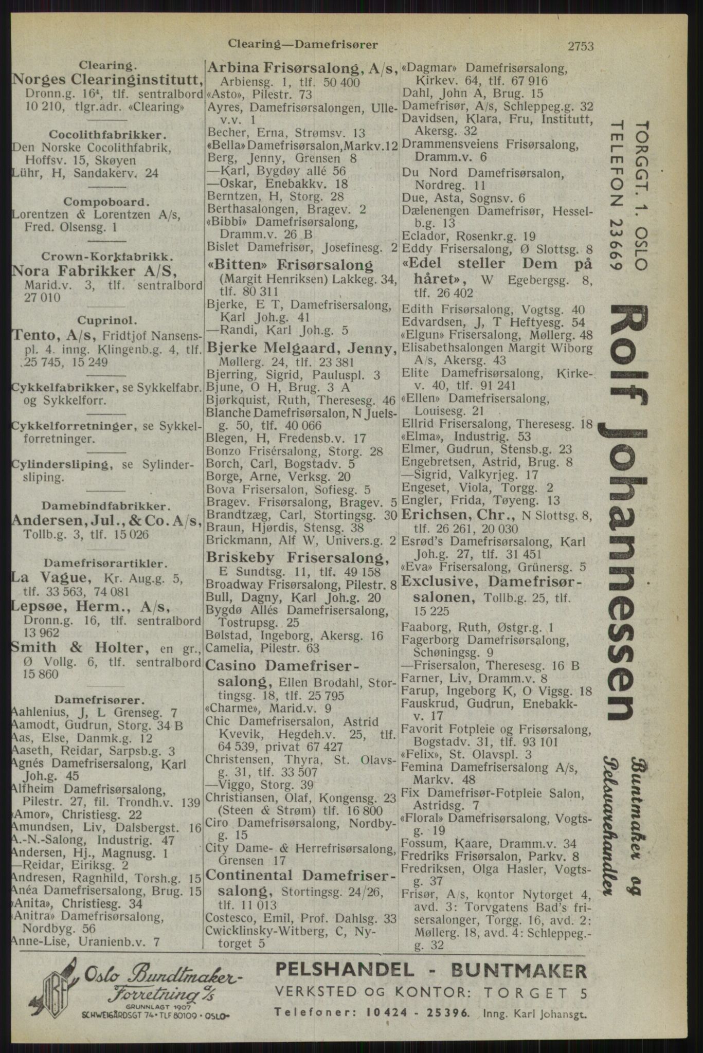 Kristiania/Oslo adressebok, PUBL/-, 1944, p. 2753