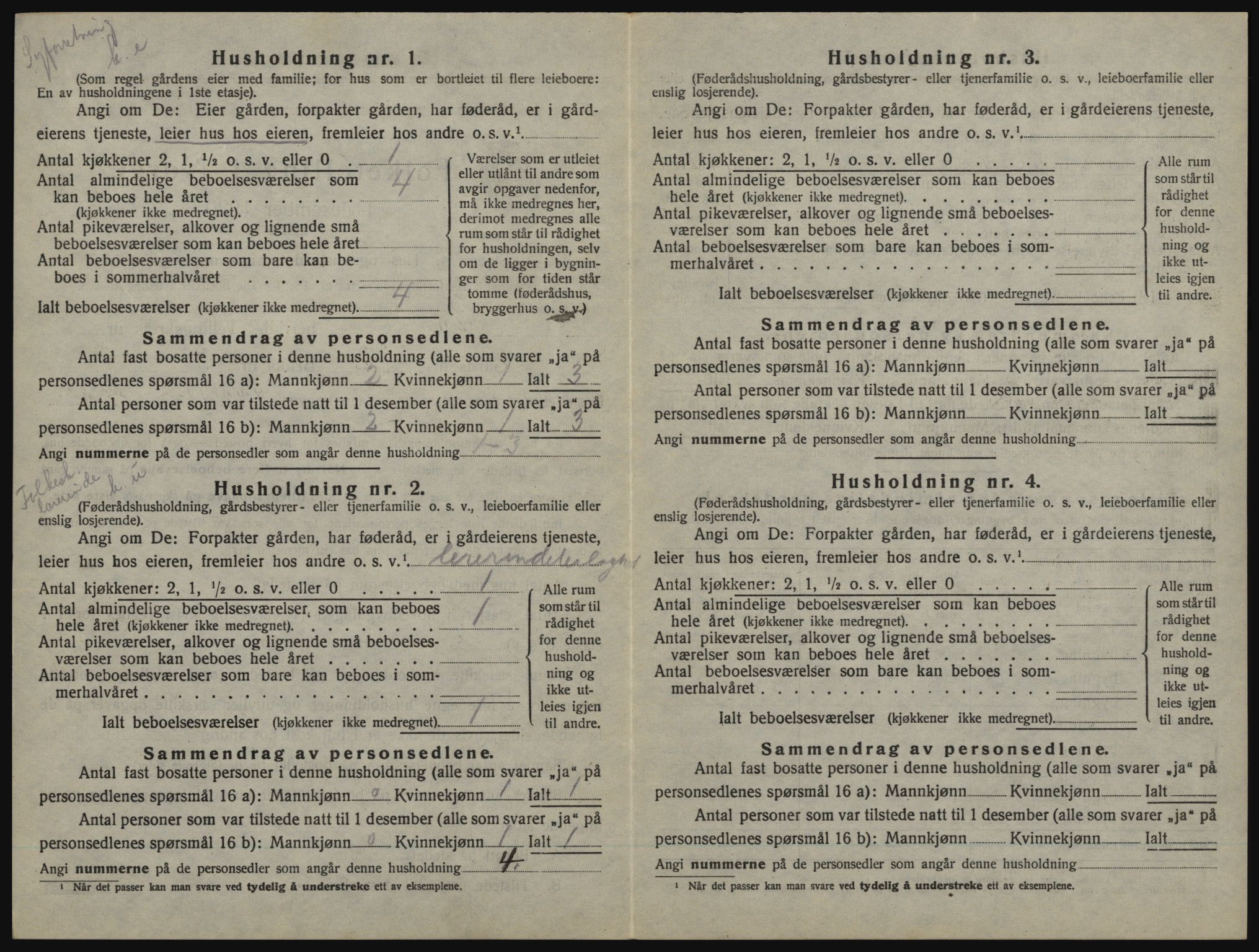 SAO, 1920 census for Idd, 1920, p. 1007