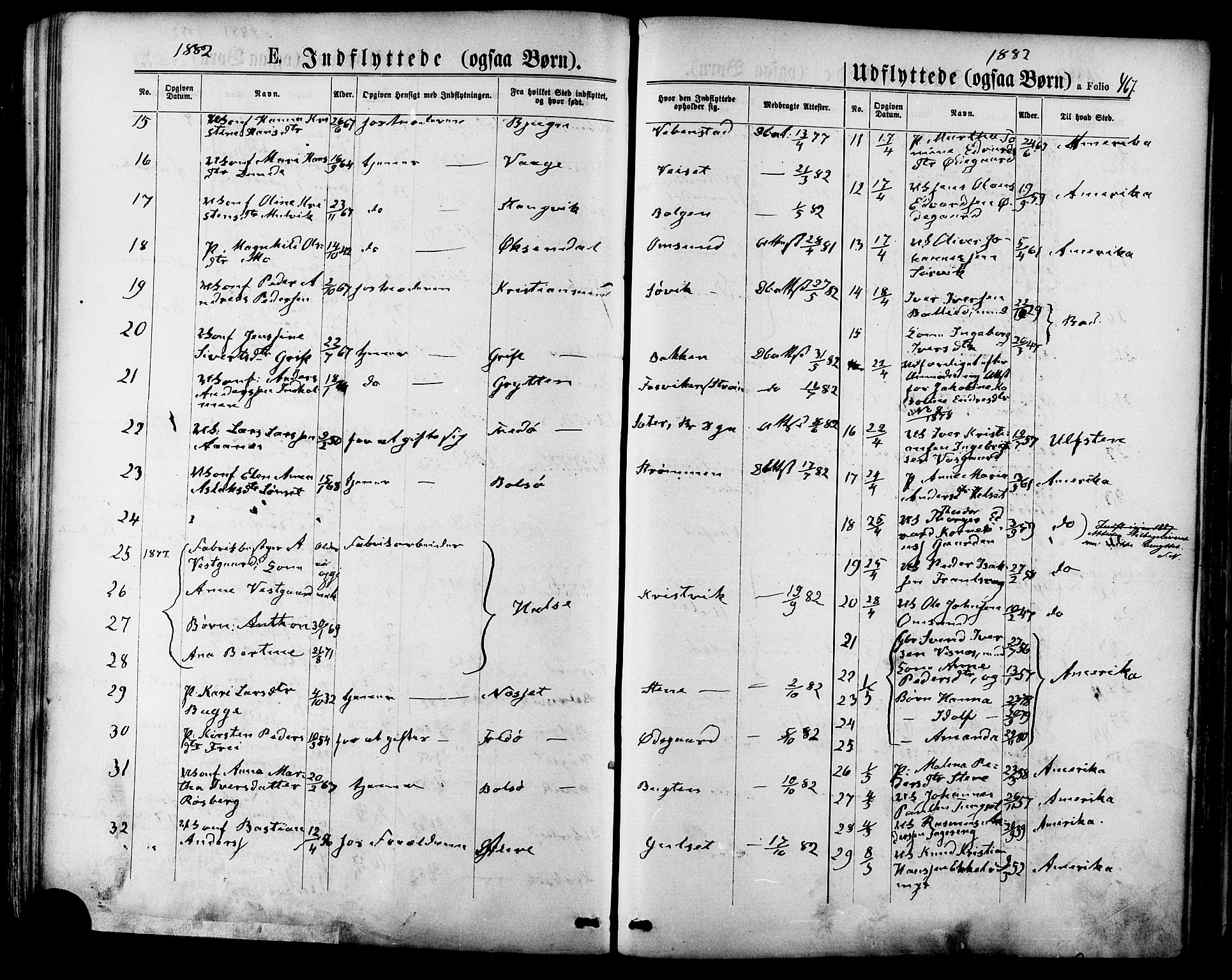 Ministerialprotokoller, klokkerbøker og fødselsregistre - Møre og Romsdal, AV/SAT-A-1454/568/L0805: Parish register (official) no. 568A12 /1, 1869-1884, p. 467