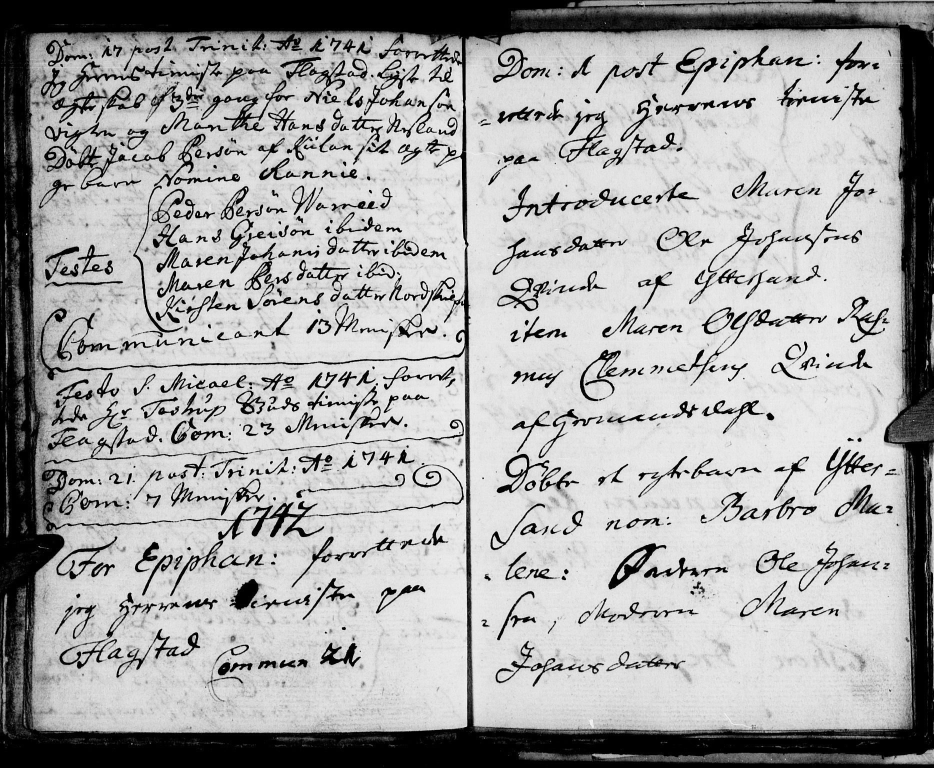 Ministerialprotokoller, klokkerbøker og fødselsregistre - Nordland, SAT/A-1459/881/L1162: Curate's parish register no. 881B01, 1704-1748