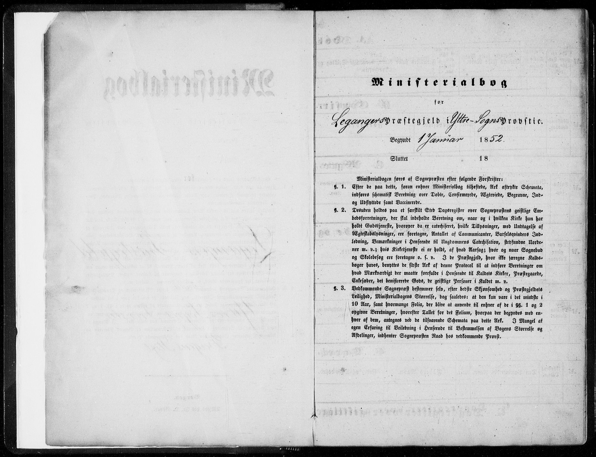 Leikanger sokneprestembete, AV/SAB-A-81001/H/Haa/Haaa/L0008: Parish register (official) no. A 8, 1852-1868