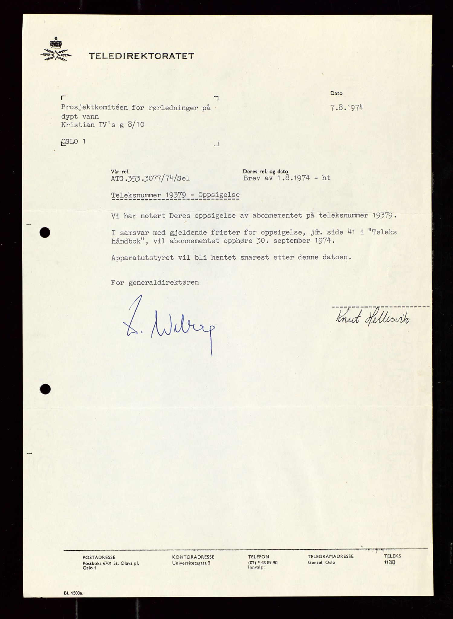 Industridepartementet, Oljekontoret, AV/SAST-A-101348/Di/L0002: DWP, måneds- kvartals- halvårs- og årsrapporter, økonomi, personell, div., 1972-1974, p. 566