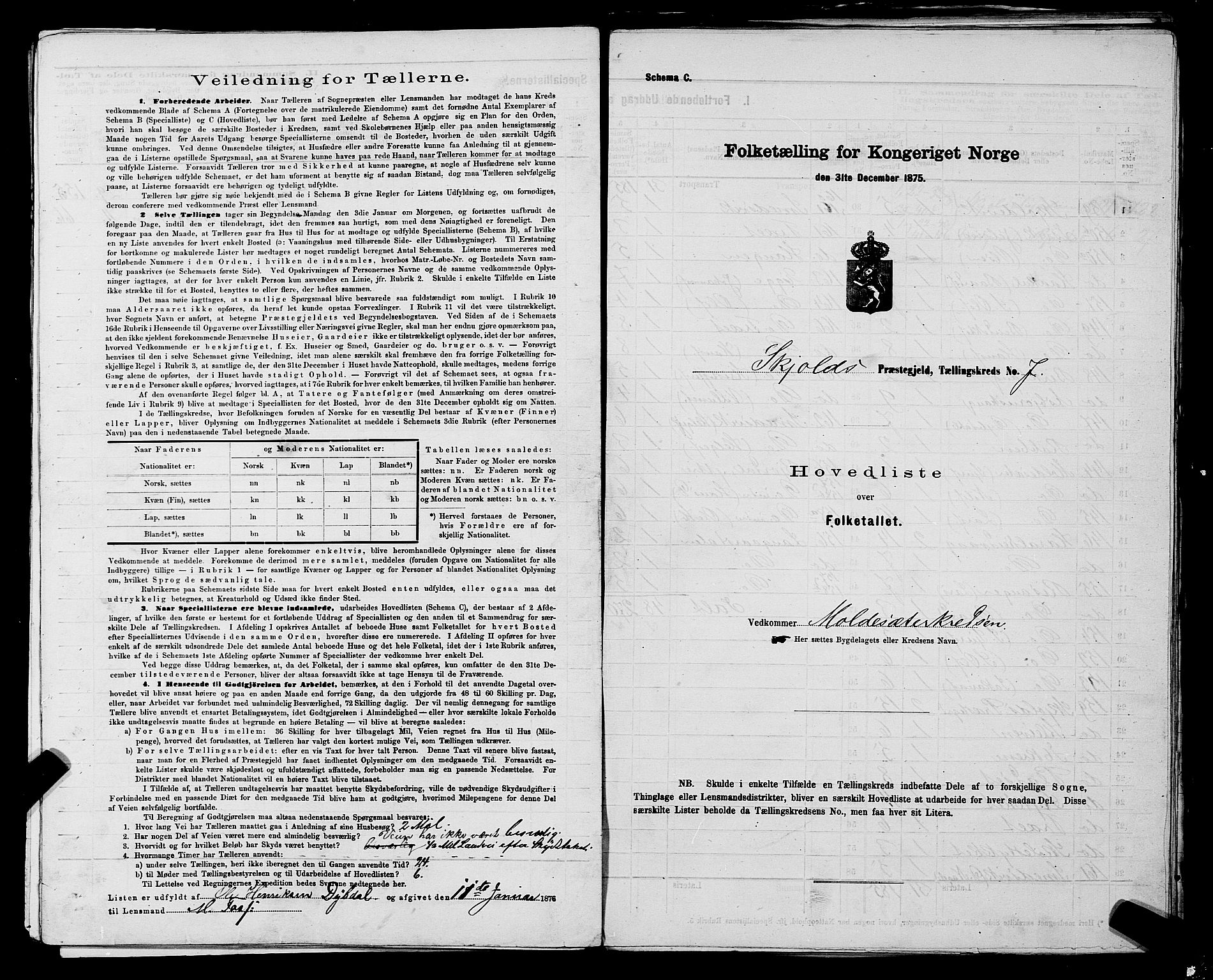 SAST, 1875 census for 1154P Skjold, 1875, p. 17