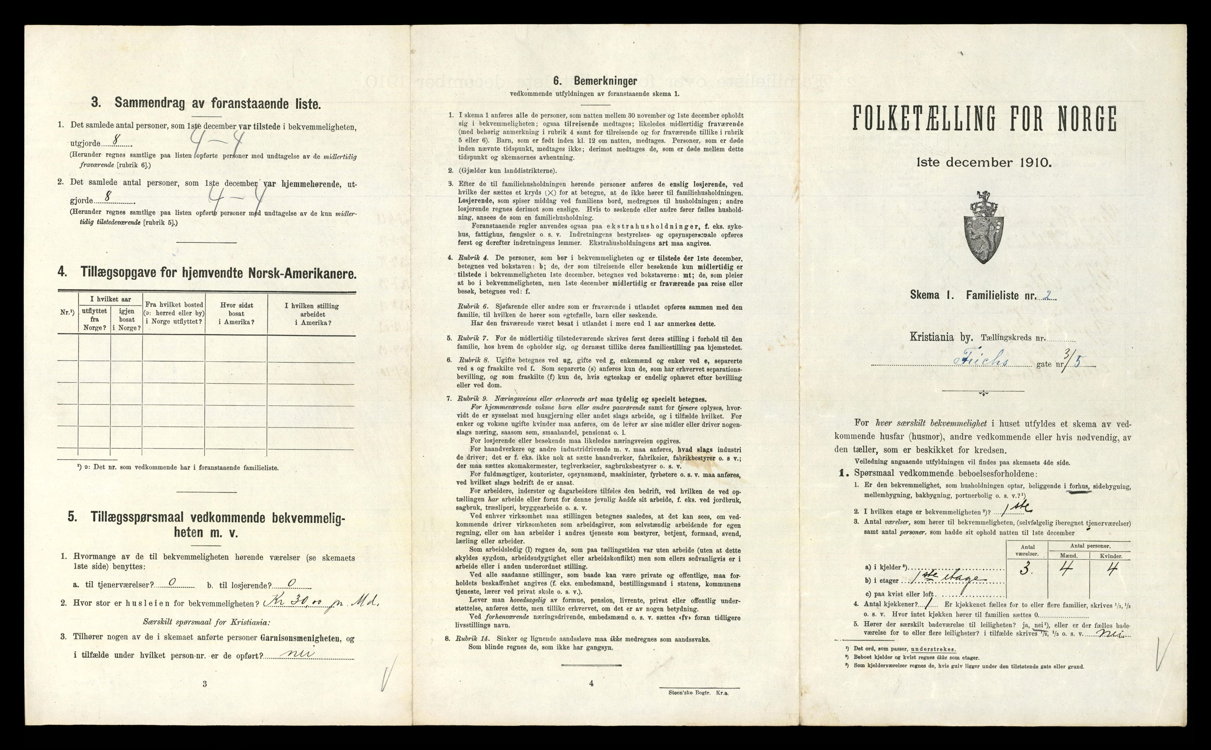 RA, 1910 census for Kristiania, 1910, p. 26123