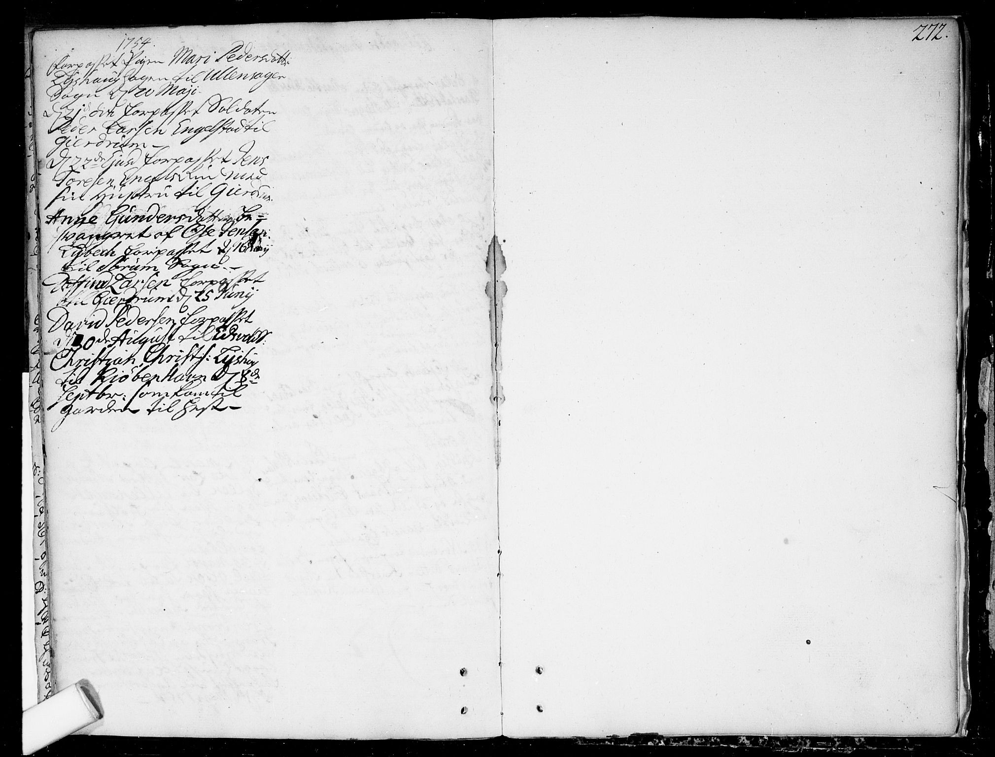 Nannestad prestekontor Kirkebøker, SAO/A-10414a/F/Fa/L0006: Parish register (official) no. I 6, 1739-1754, p. 272