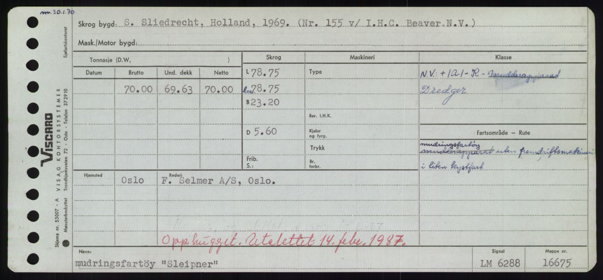 Sjøfartsdirektoratet med forløpere, Skipsmålingen, AV/RA-S-1627/H/Hd/L0034: Fartøy, Sk-Slå, p. 387