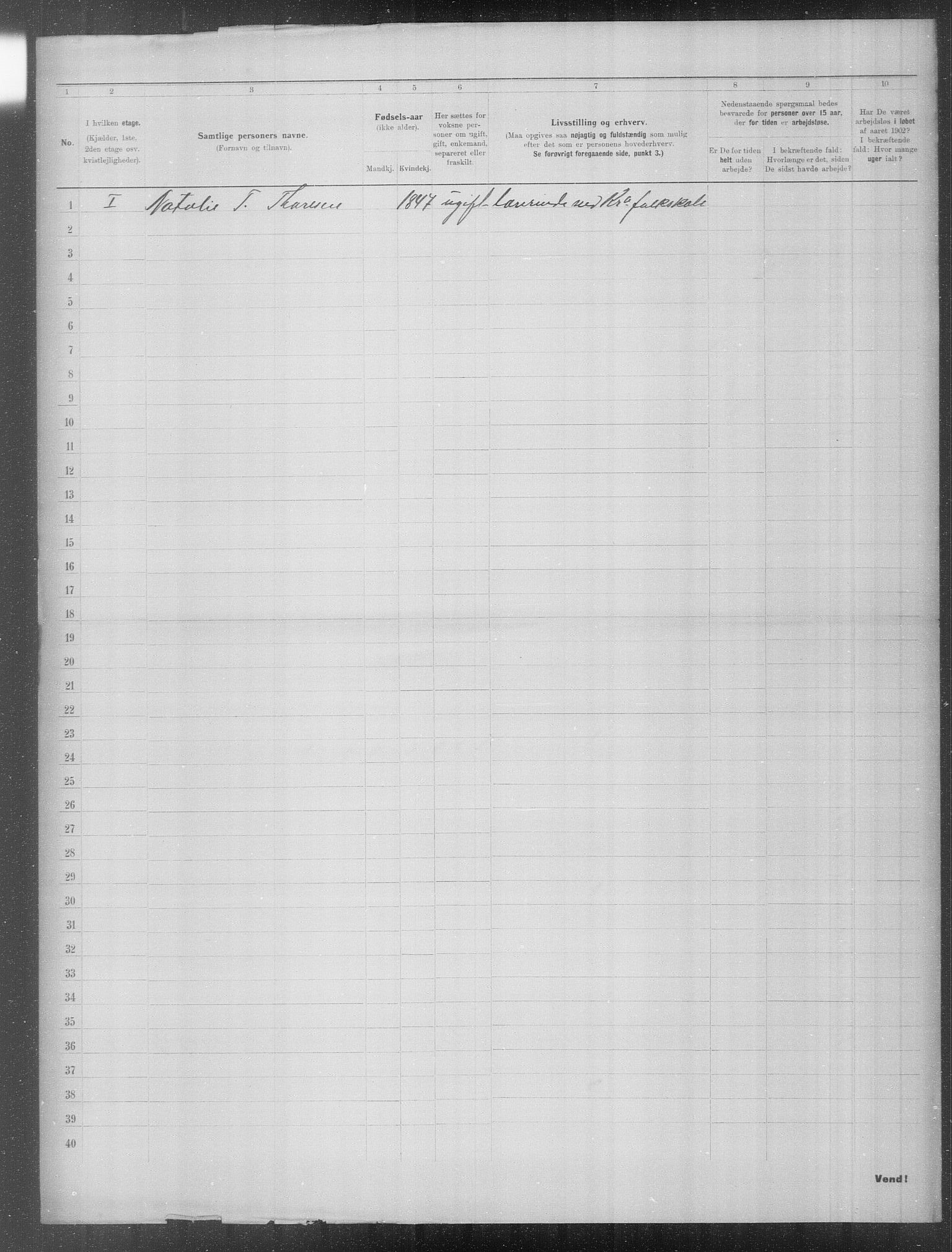 OBA, Municipal Census 1902 for Kristiania, 1902, p. 24104