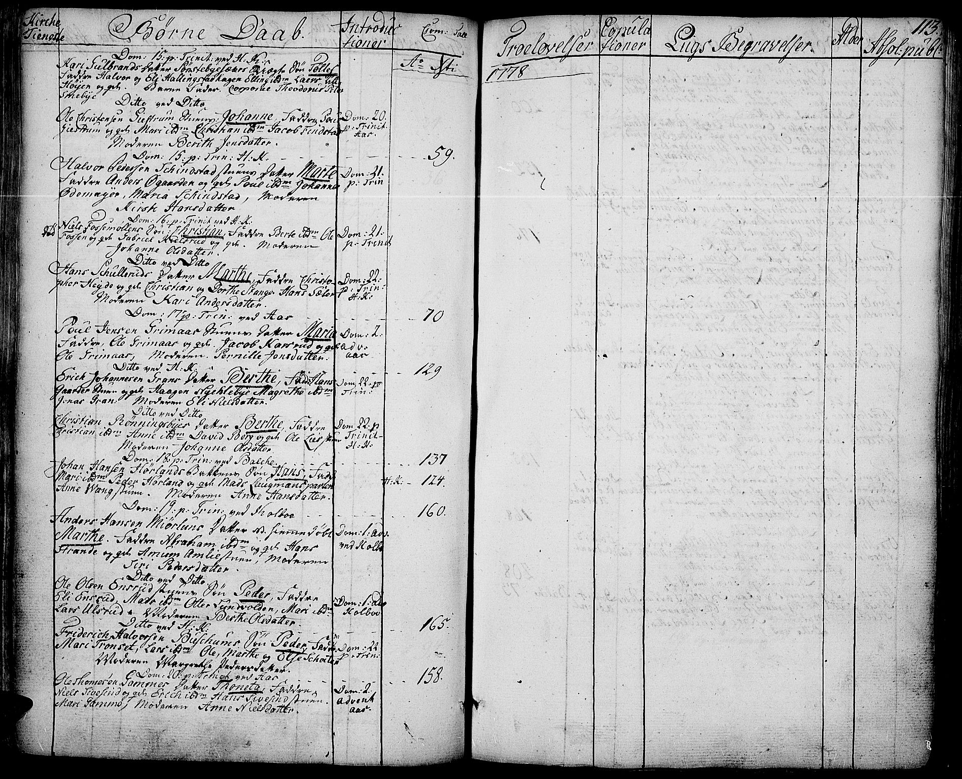 Toten prestekontor, SAH/PREST-102/H/Ha/Haa/L0006: Parish register (official) no. 6, 1773-1793, p. 113