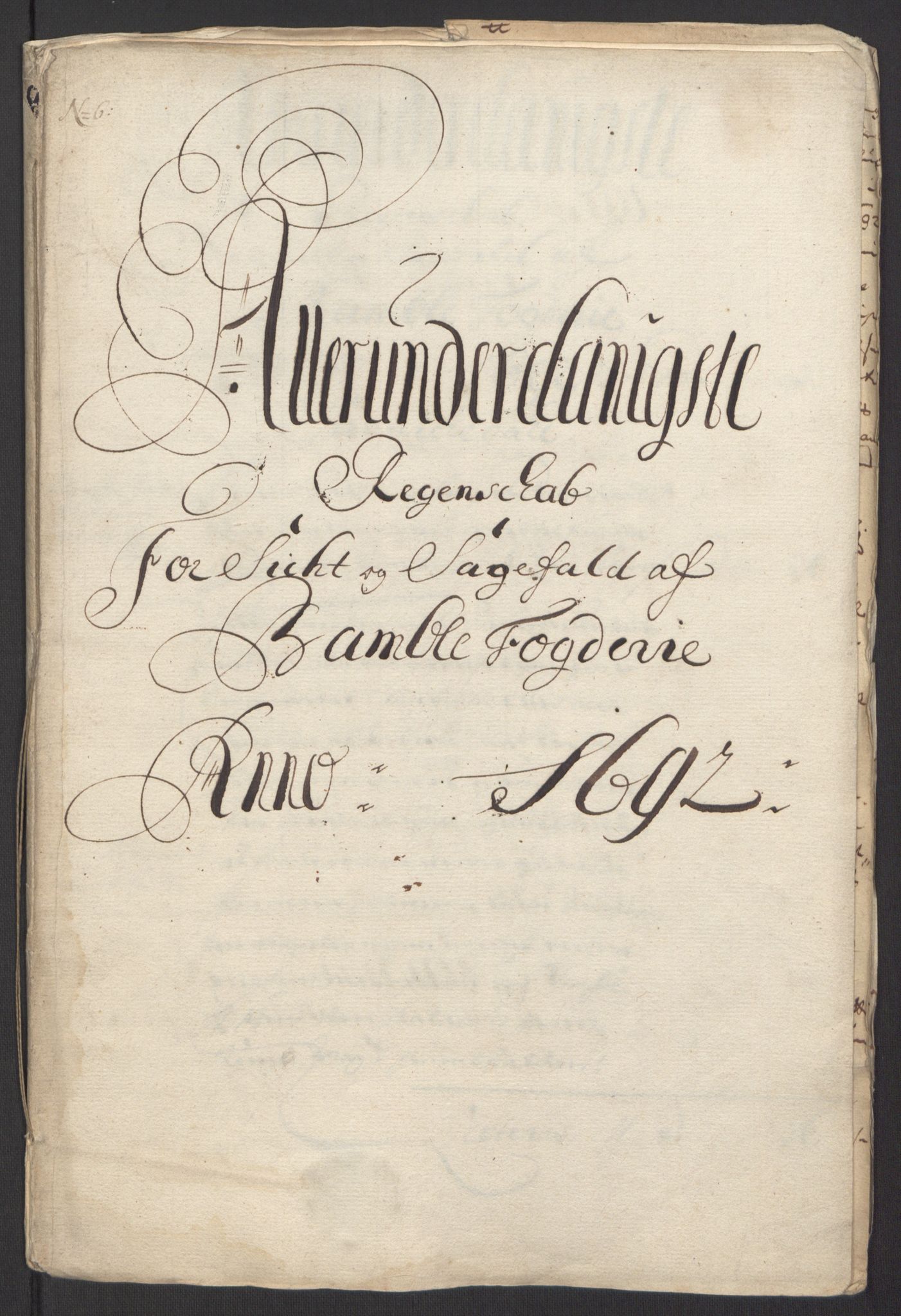 Rentekammeret inntil 1814, Reviderte regnskaper, Fogderegnskap, RA/EA-4092/R34/L2052: Fogderegnskap Bamble, 1692-1693, p. 29