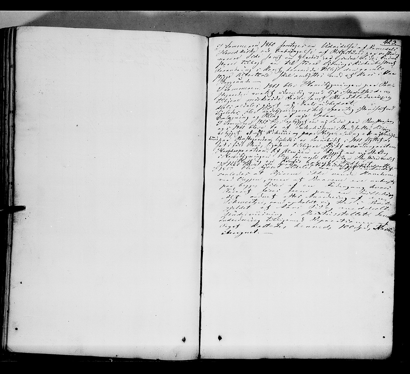 Romedal prestekontor, AV/SAH-PREST-004/K/L0004: Parish register (official) no. 4, 1847-1861, p. 423