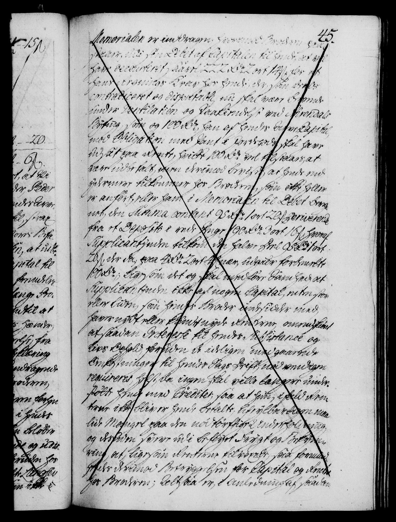 Danske Kanselli 1572-1799, AV/RA-EA-3023/F/Fc/Fca/Fcab/L0036: Norske tegnelser, 1757-1761, p. 45a