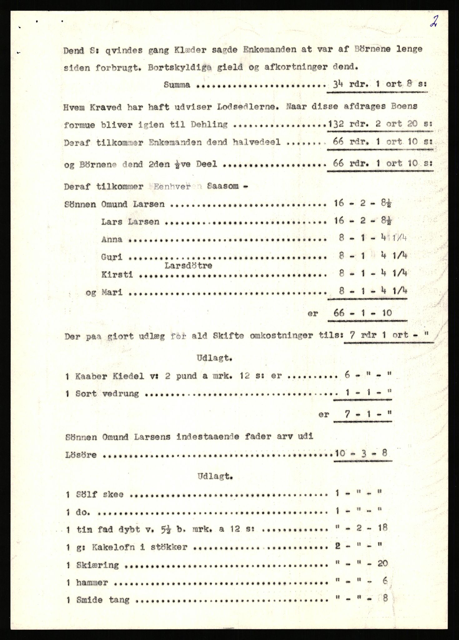 Statsarkivet i Stavanger, SAST/A-101971/03/Y/Yj/L0058: Avskrifter sortert etter gårdsnavn: Meling i Håland - Mjølsnes øvre, 1750-1930, p. 4