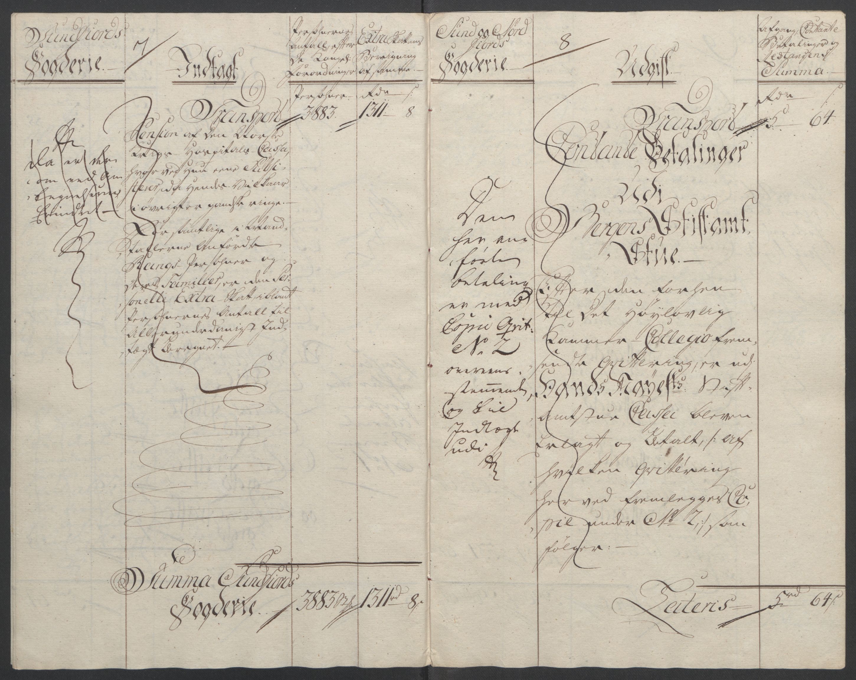 Rentekammeret inntil 1814, Reviderte regnskaper, Fogderegnskap, AV/RA-EA-4092/R53/L3550: Ekstraskatten Sunn- og Nordfjord, 1762-1771, p. 122