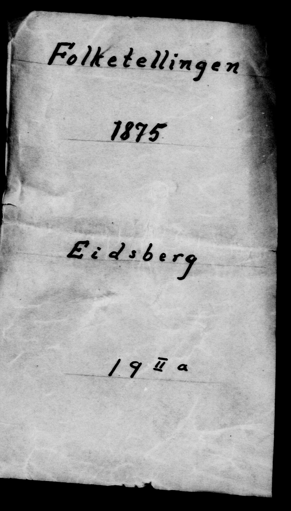 RA, 1875 census for 0125P Eidsberg, 1875, p. 898