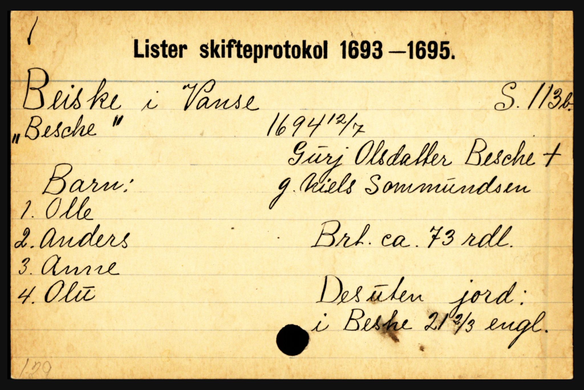 Lister sorenskriveri, AV/SAK-1221-0003/H, p. 1079