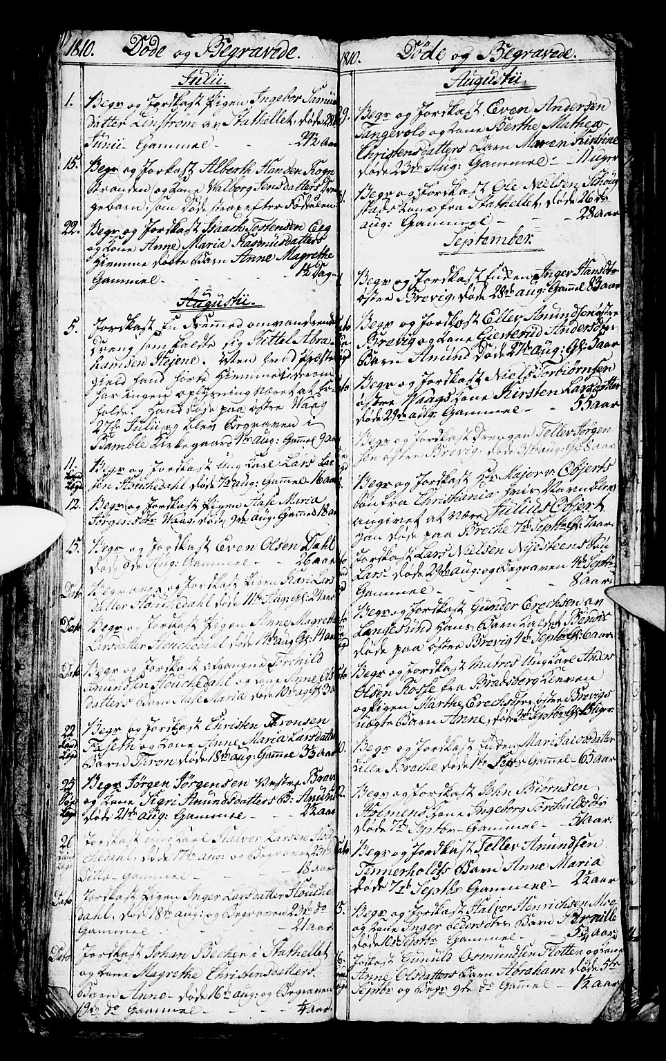 Bamble kirkebøker, AV/SAKO-A-253/G/Ga/L0004: Parish register (copy) no. I 4, 1808-1814