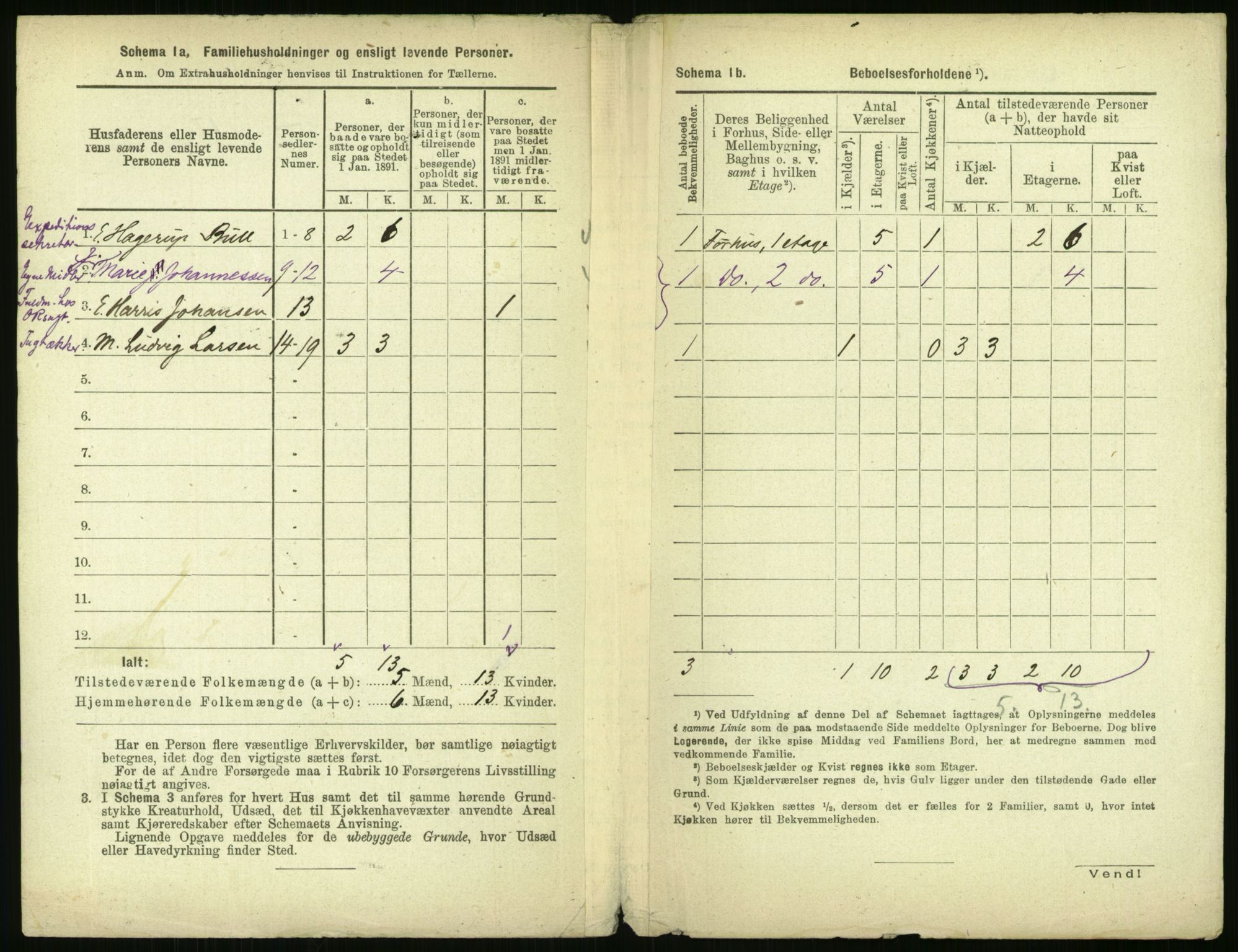 RA, 1891 census for 0301 Kristiania, 1891, p. 28978