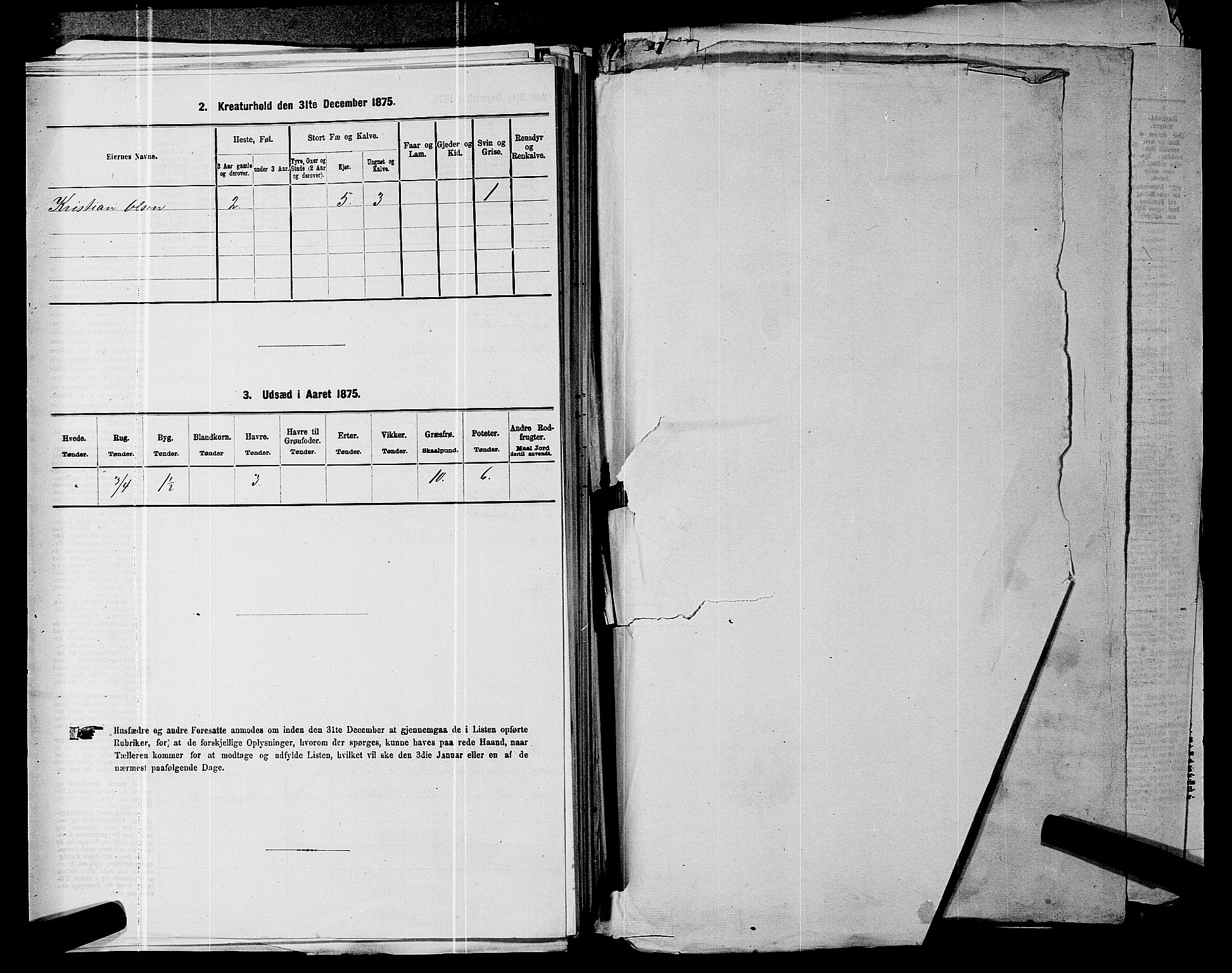 RA, 1875 census for 0211L Vestby/Vestby, Garder og Såner, 1875, p. 699