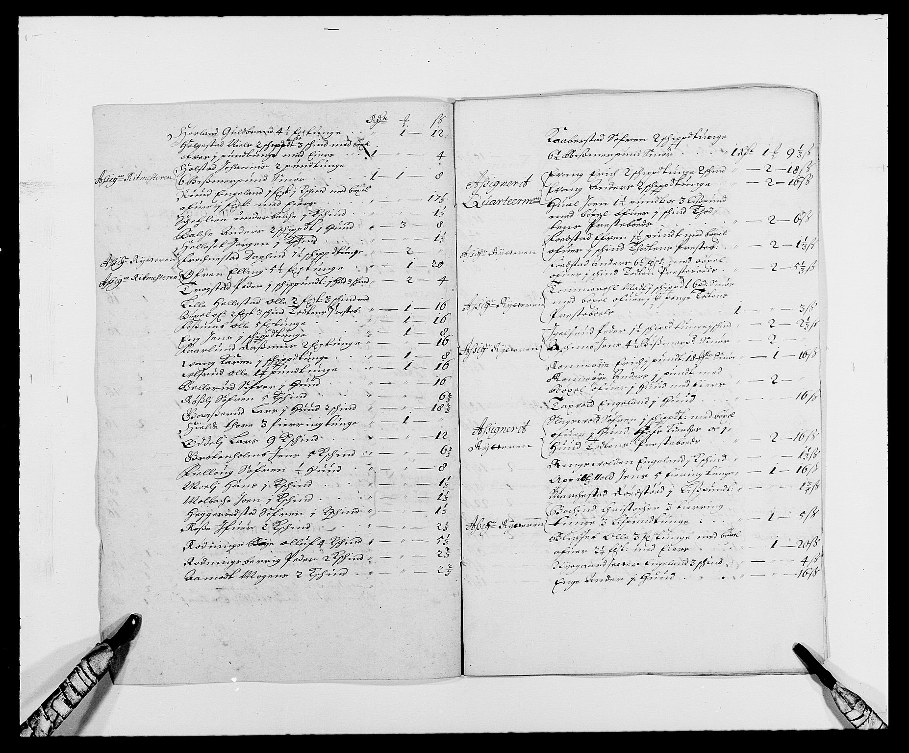 Rentekammeret inntil 1814, Reviderte regnskaper, Fogderegnskap, RA/EA-4092/R18/L1287: Fogderegnskap Hadeland, Toten og Valdres, 1688, p. 208