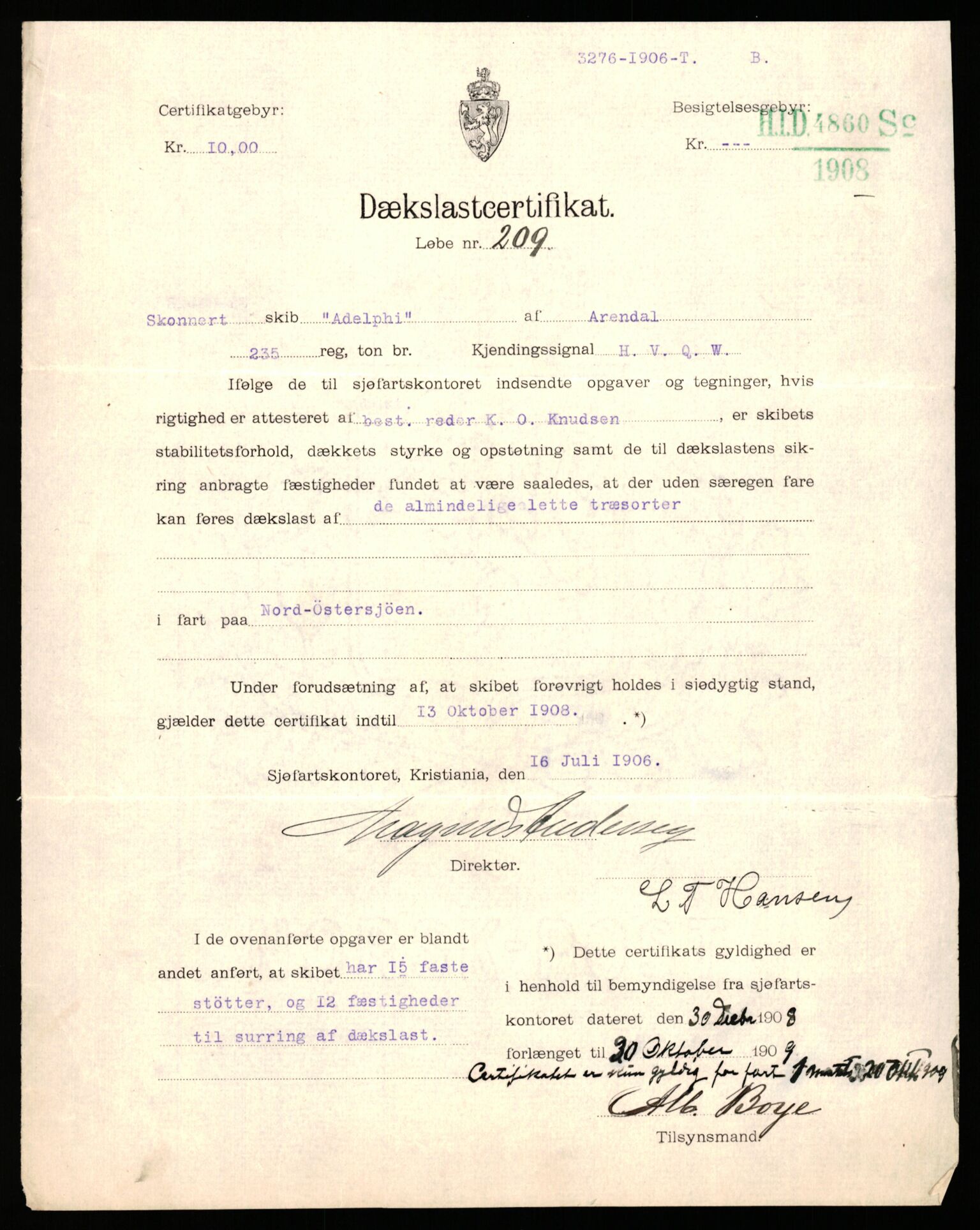 Sjøfartsdirektoratet med forløpere, skipsmapper slettede skip, AV/RA-S-4998/F/Fa/L0005: --, 1864-1933, p. 224