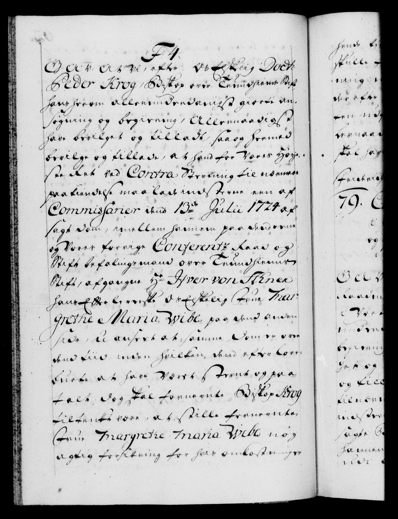 Danske Kanselli 1572-1799, RA/EA-3023/F/Fc/Fca/Fcaa/L0025: Norske registre, 1726-1728, p. 62b