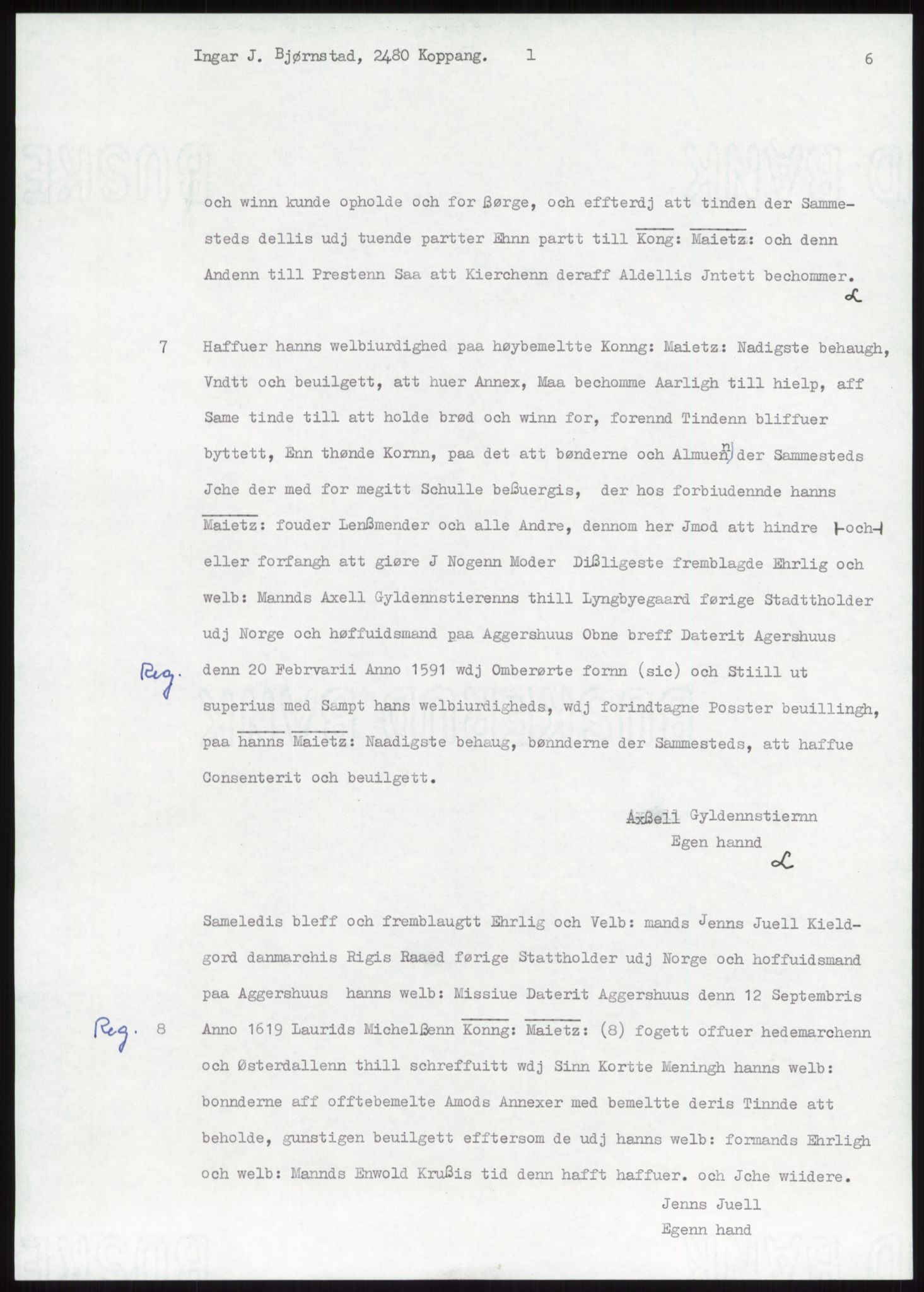 Samlinger til kildeutgivelse, Diplomavskriftsamlingen, AV/RA-EA-4053/H/Ha, p. 1267