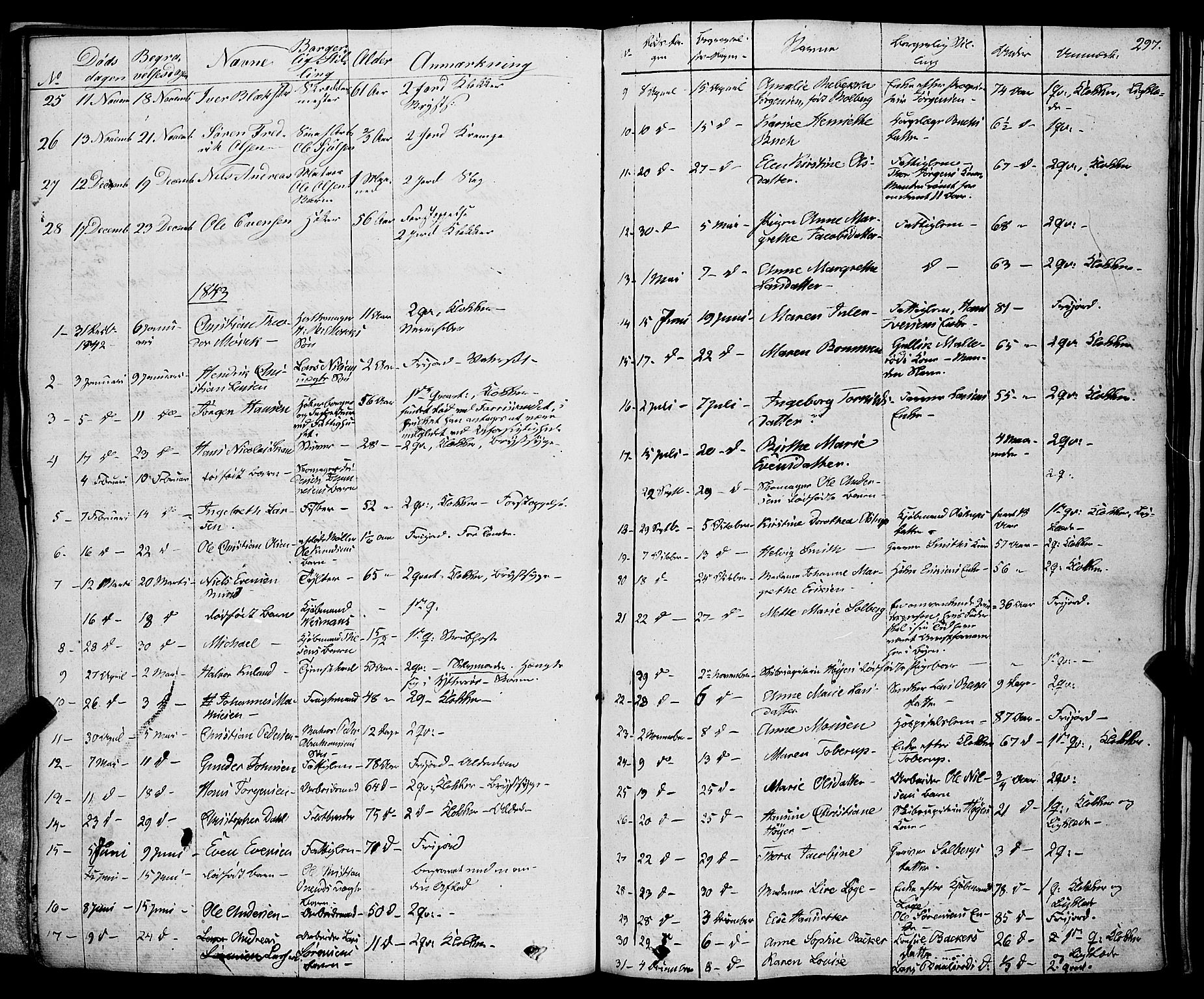 Larvik kirkebøker, AV/SAKO-A-352/F/Fa/L0002: Parish register (official) no. I 2, 1825-1847, p. 297