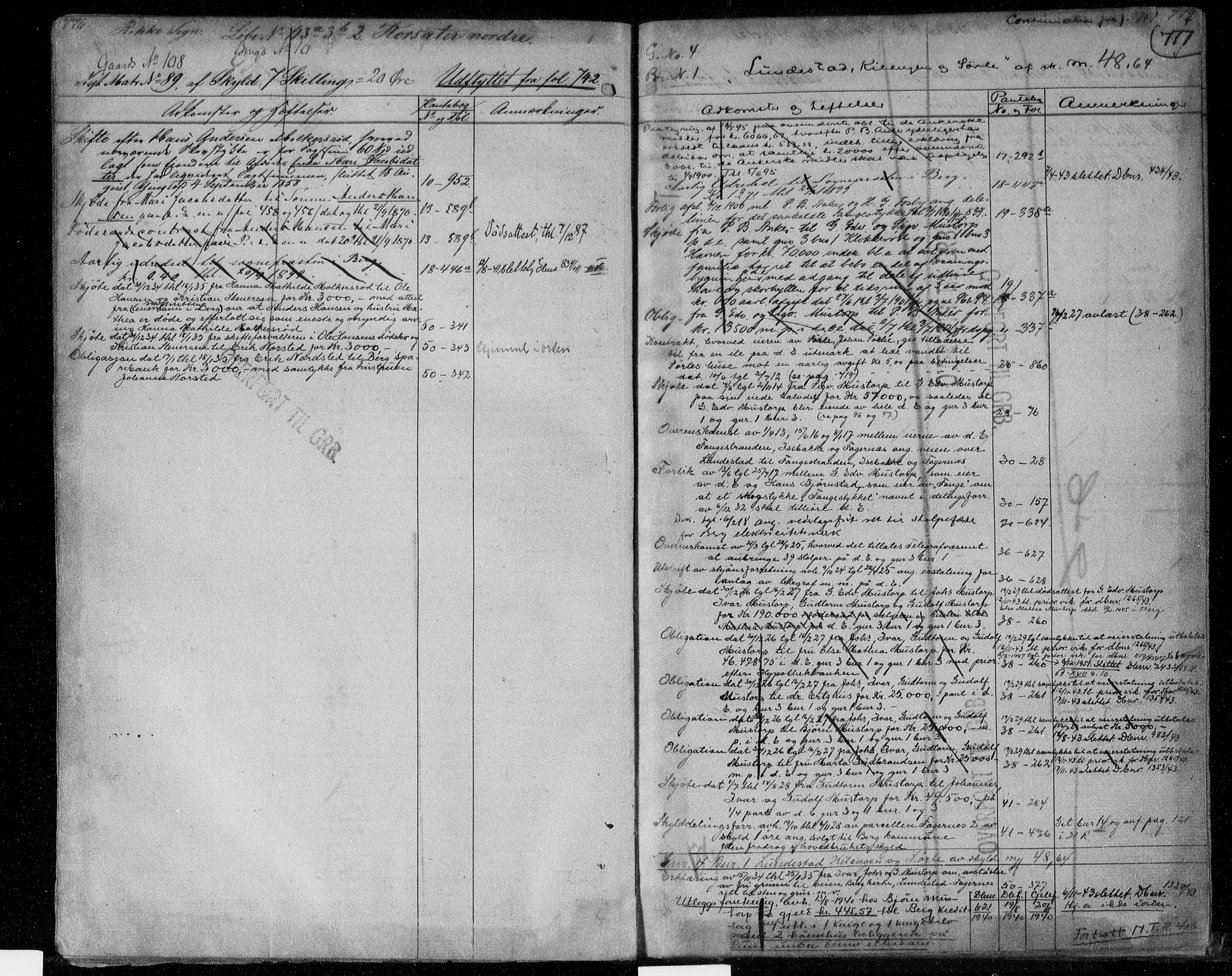 Idd og Marker sorenskriveri, AV/SAO-A-10283/G/Ga/Gac/L0004b: Mortgage register no. II 4b, 1848-1953, p. 776-777