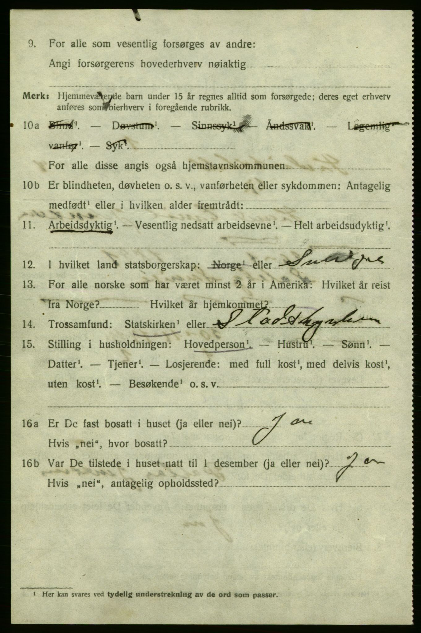 SAO, 1920 census for Fredrikshald, 1920, p. 11786