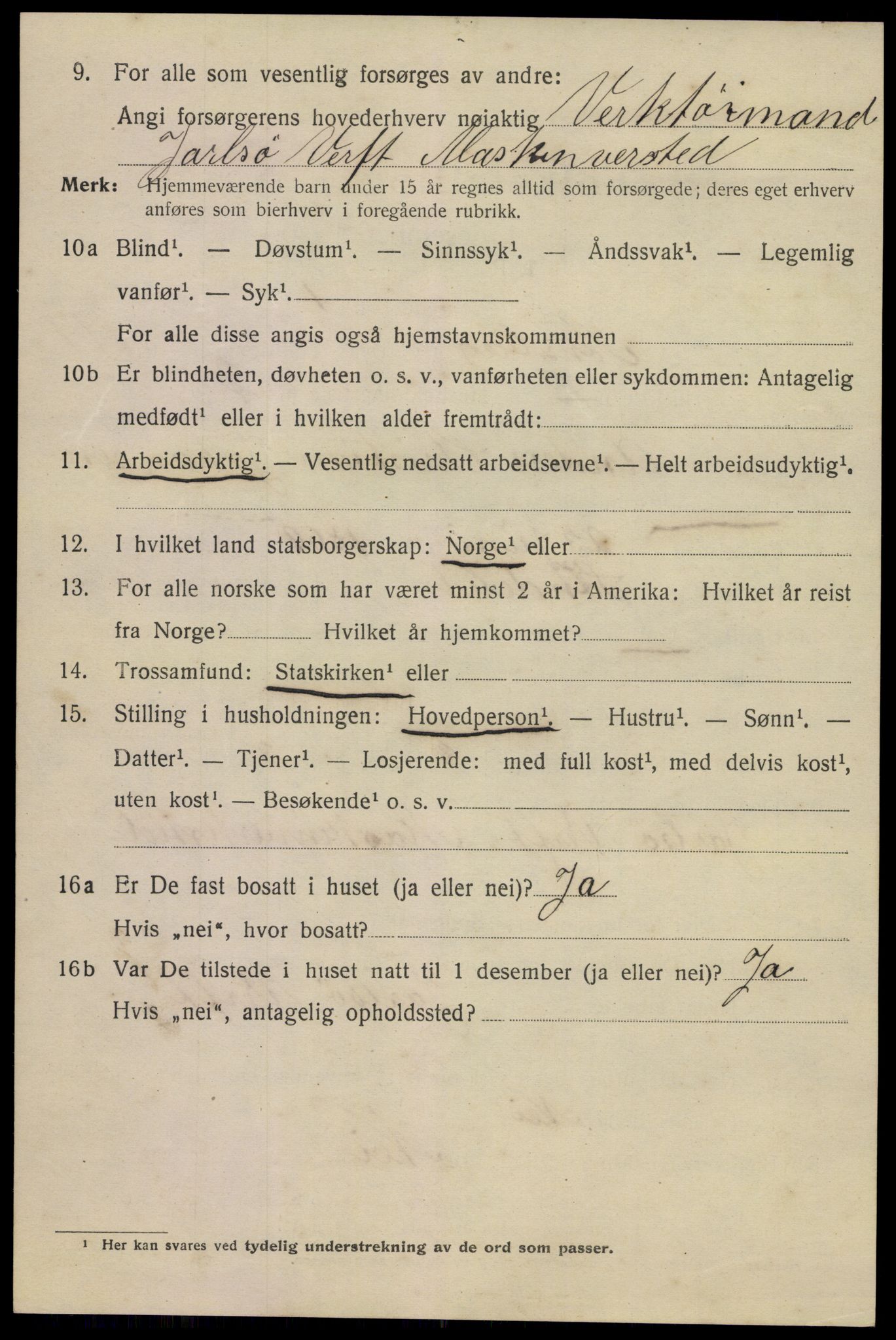 SAKO, 1920 census for Tønsberg, 1920, p. 11046