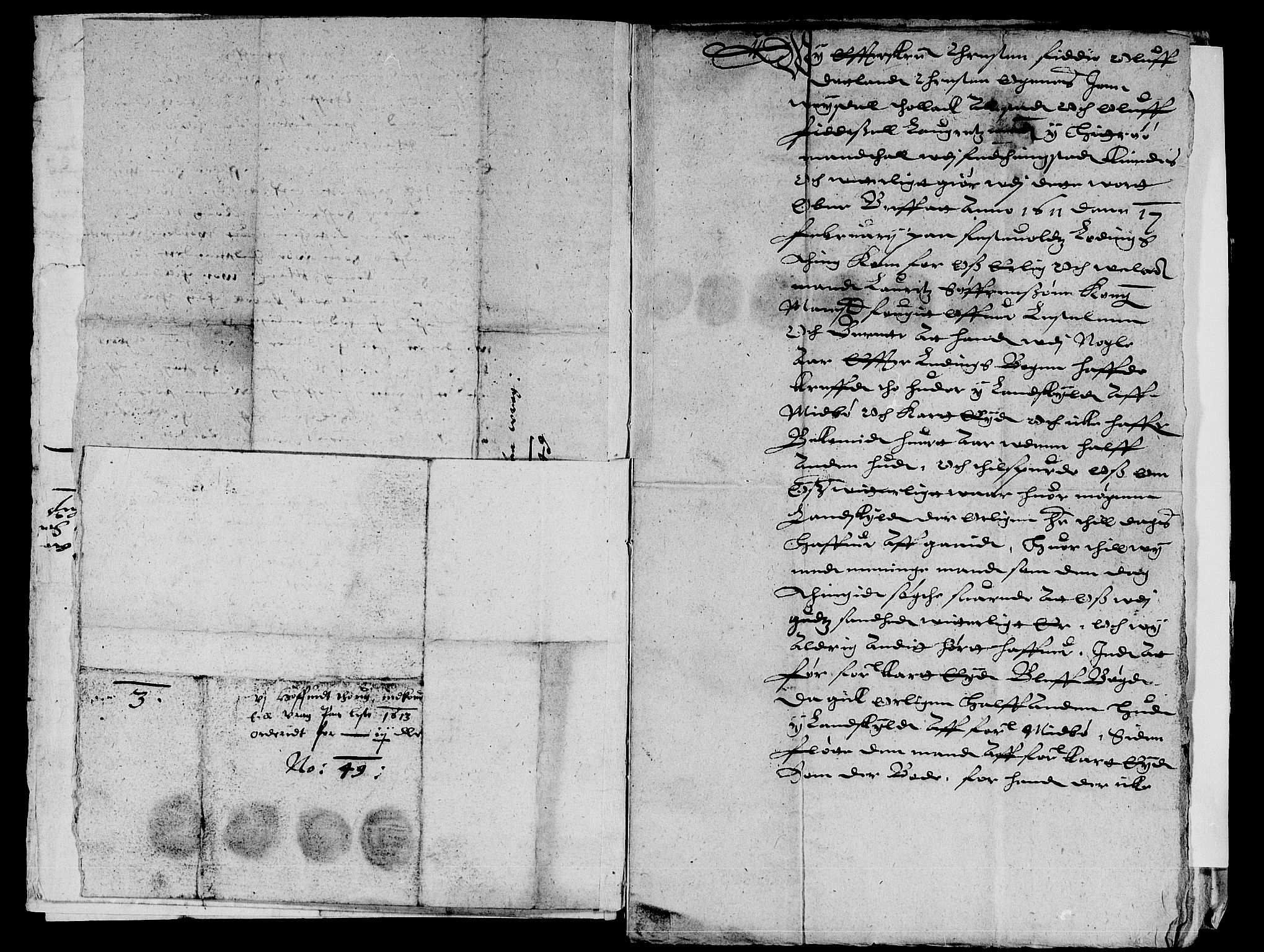 Rentekammeret inntil 1814, Reviderte regnskaper, Lensregnskaper, AV/RA-EA-5023/R/Rb/Rbr/L0003: Lista len, 1611-1614