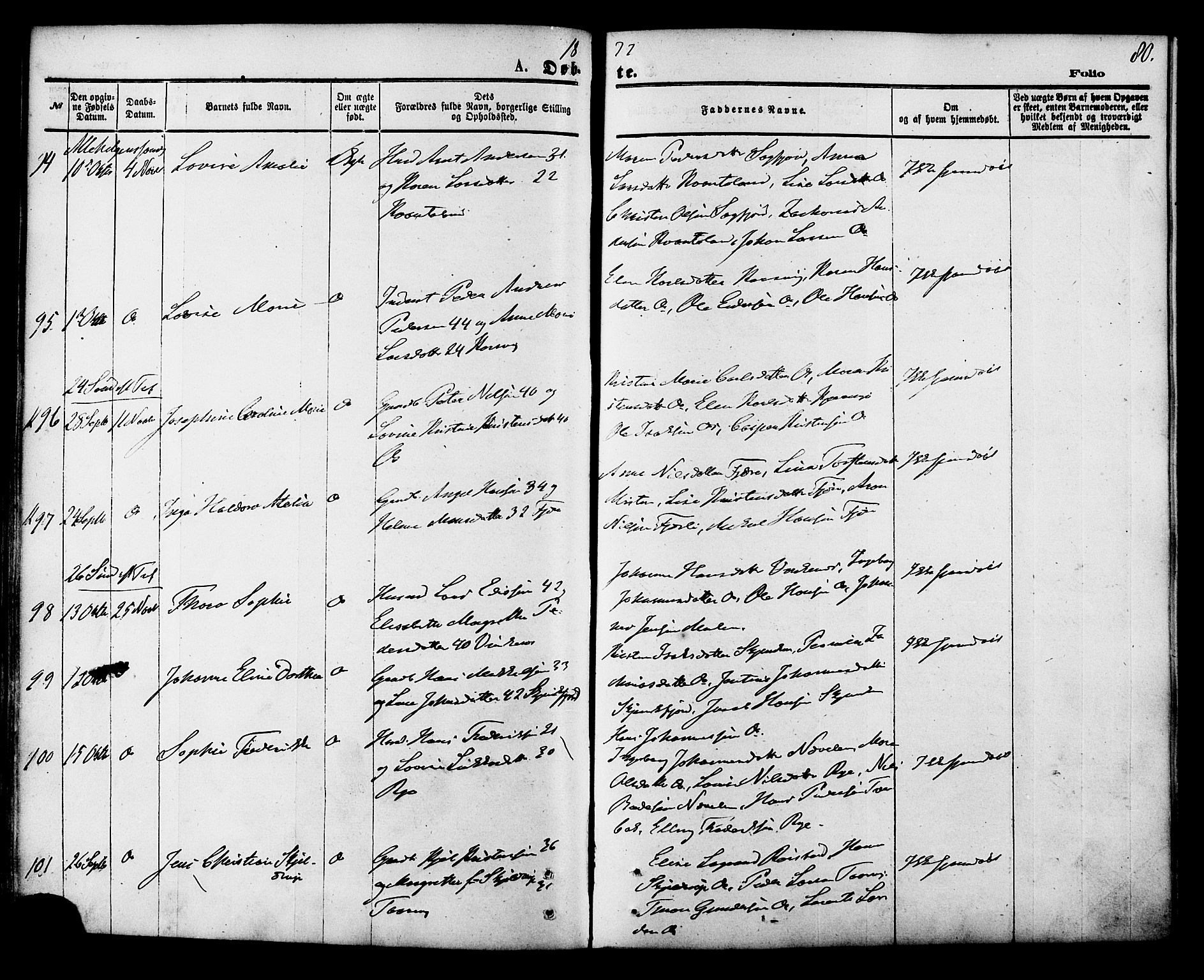 Ministerialprotokoller, klokkerbøker og fødselsregistre - Nordland, SAT/A-1459/853/L0771: Parish register (official) no. 853A10, 1870-1881, p. 80