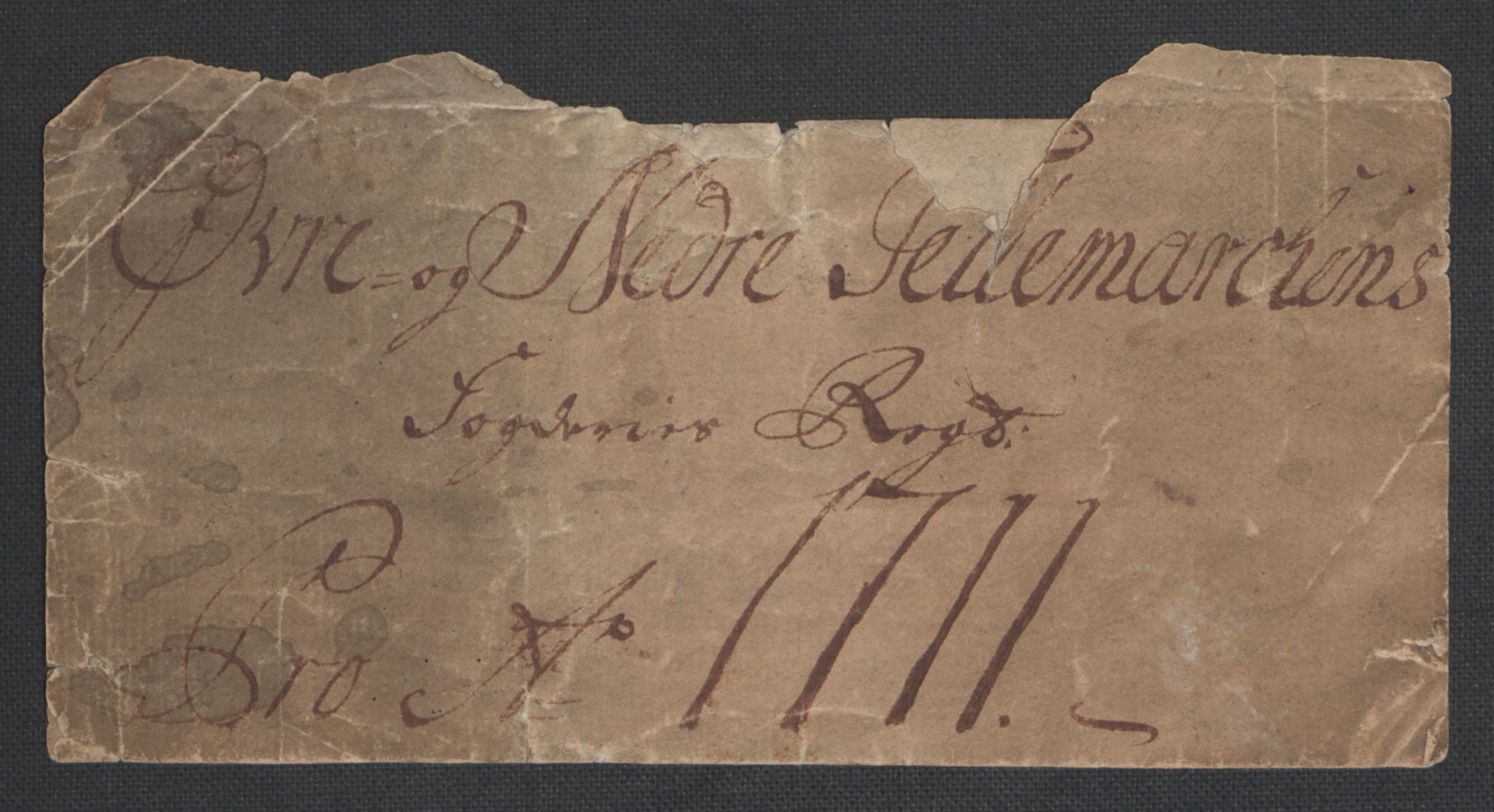 Rentekammeret inntil 1814, Reviderte regnskaper, Fogderegnskap, AV/RA-EA-4092/R36/L2120: Fogderegnskap Øvre og Nedre Telemark og Bamble, 1711, p. 214